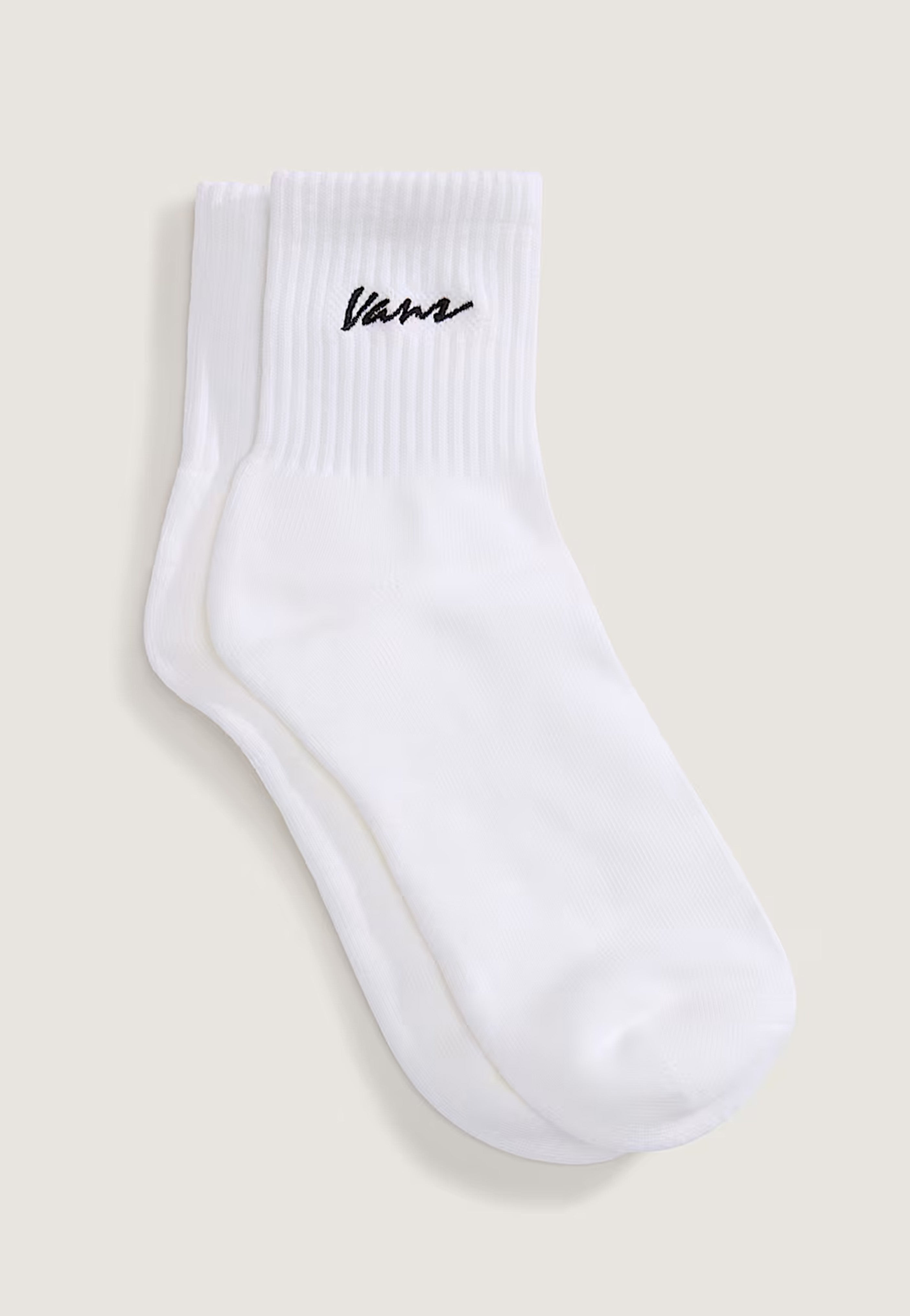 Vans - Classic Script Half Crew White - Socks | Neutral-Image