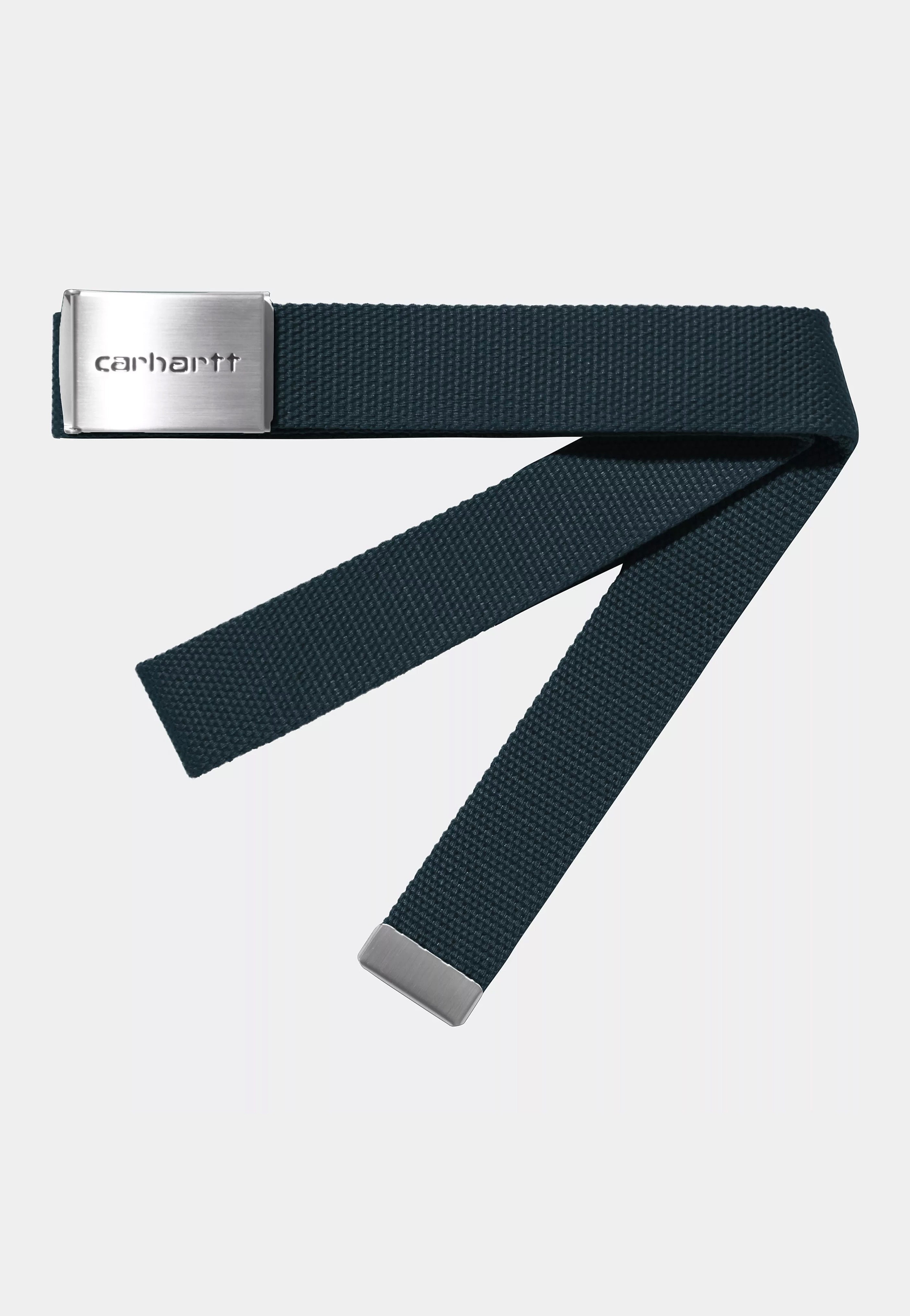 Carhartt WIP - Clip Chrome Deep Lagoon - Belt | Neutral-Image