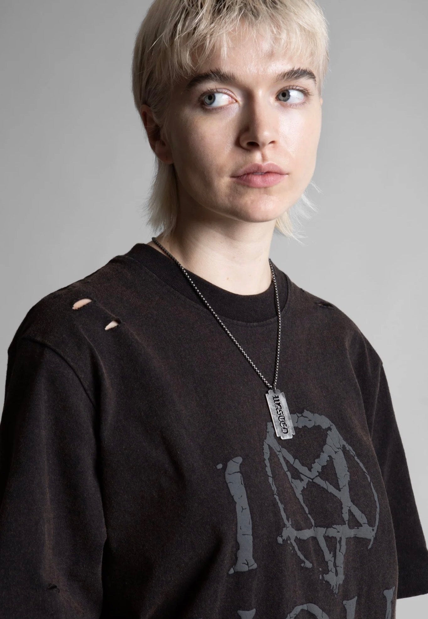 Wasted Paris - Sharp Silver - Necklace | Neutral-Image