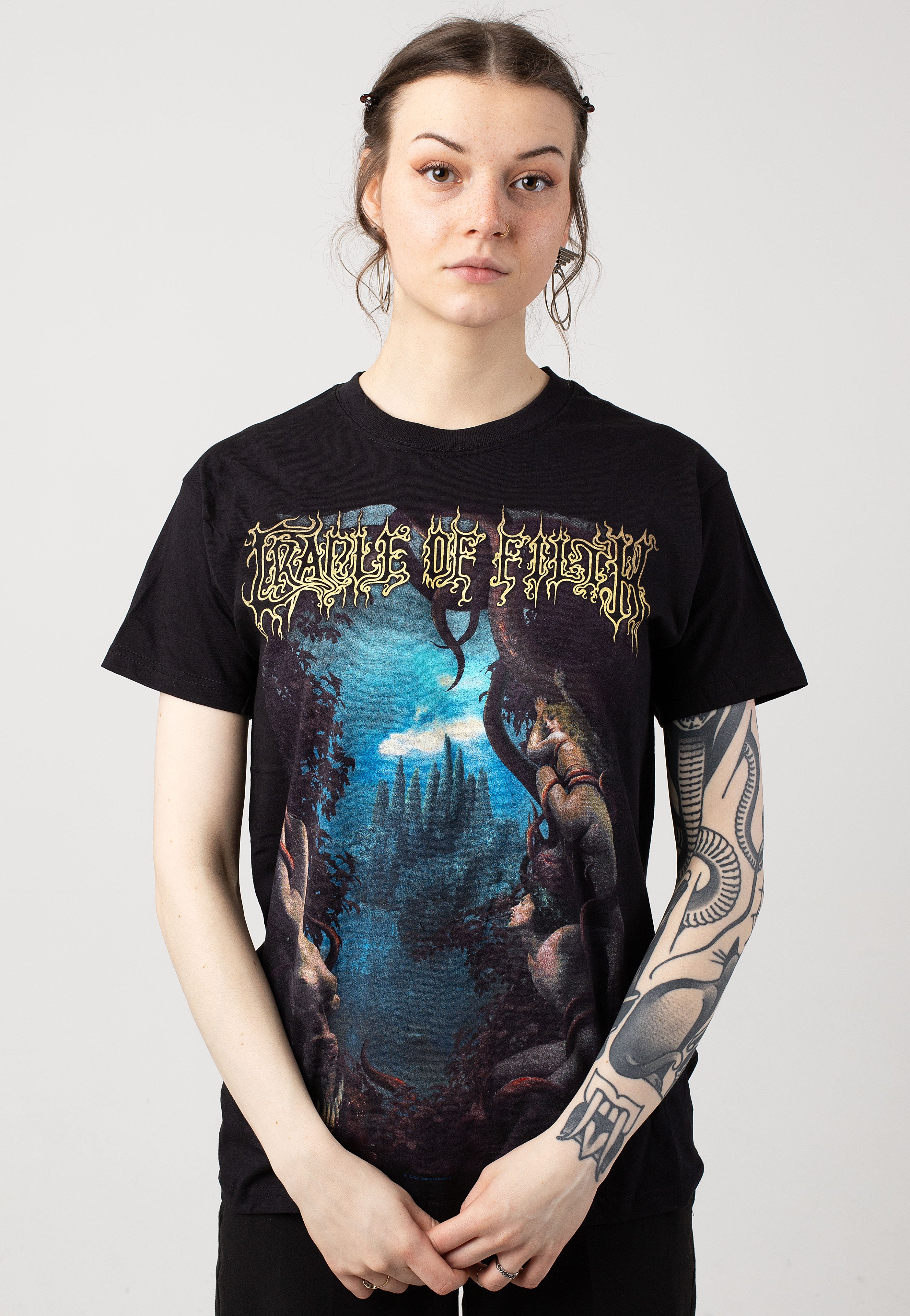 FILTH リックオウエンス　ダメージ t-shirts FILTH リックオウエンス ダメージ t-shirts Cradle Of Filth - Isle Of