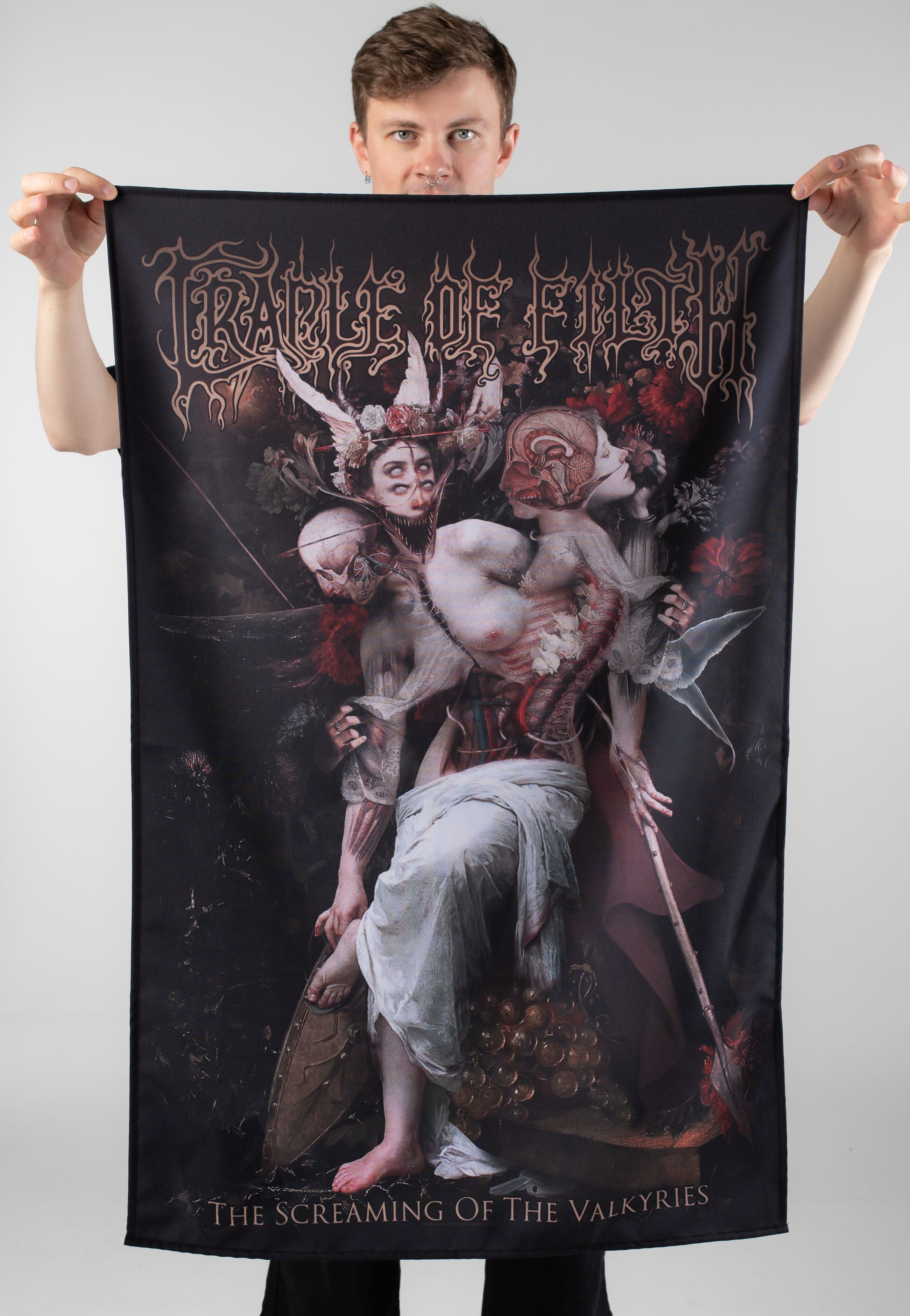 Cradle Of Filth - The Screaming Of The Valkyries - Flag | Impericon