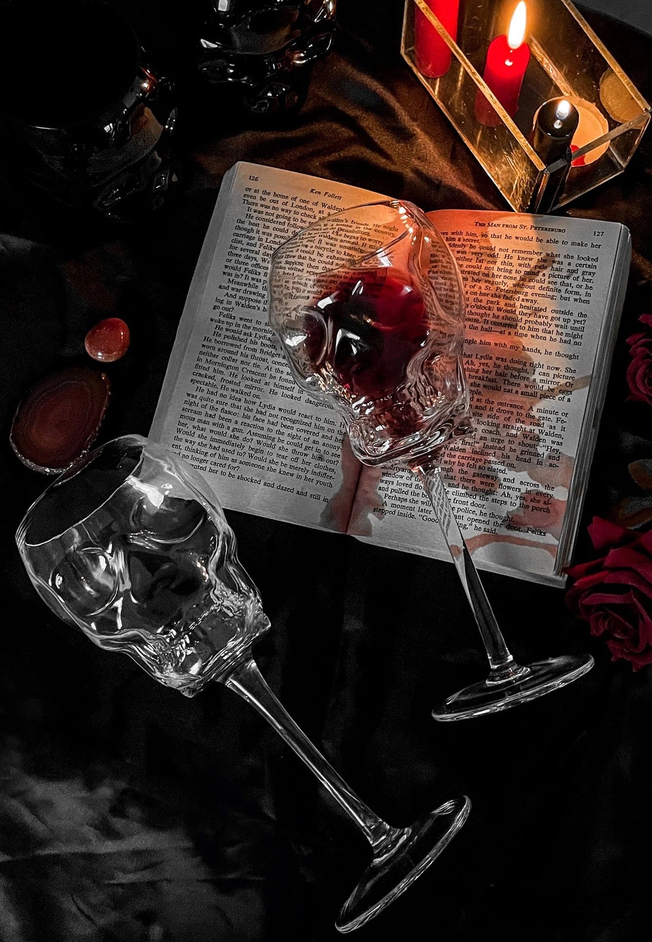 Killstar - Cranium Wine Clear - Glass | Neutral-Image