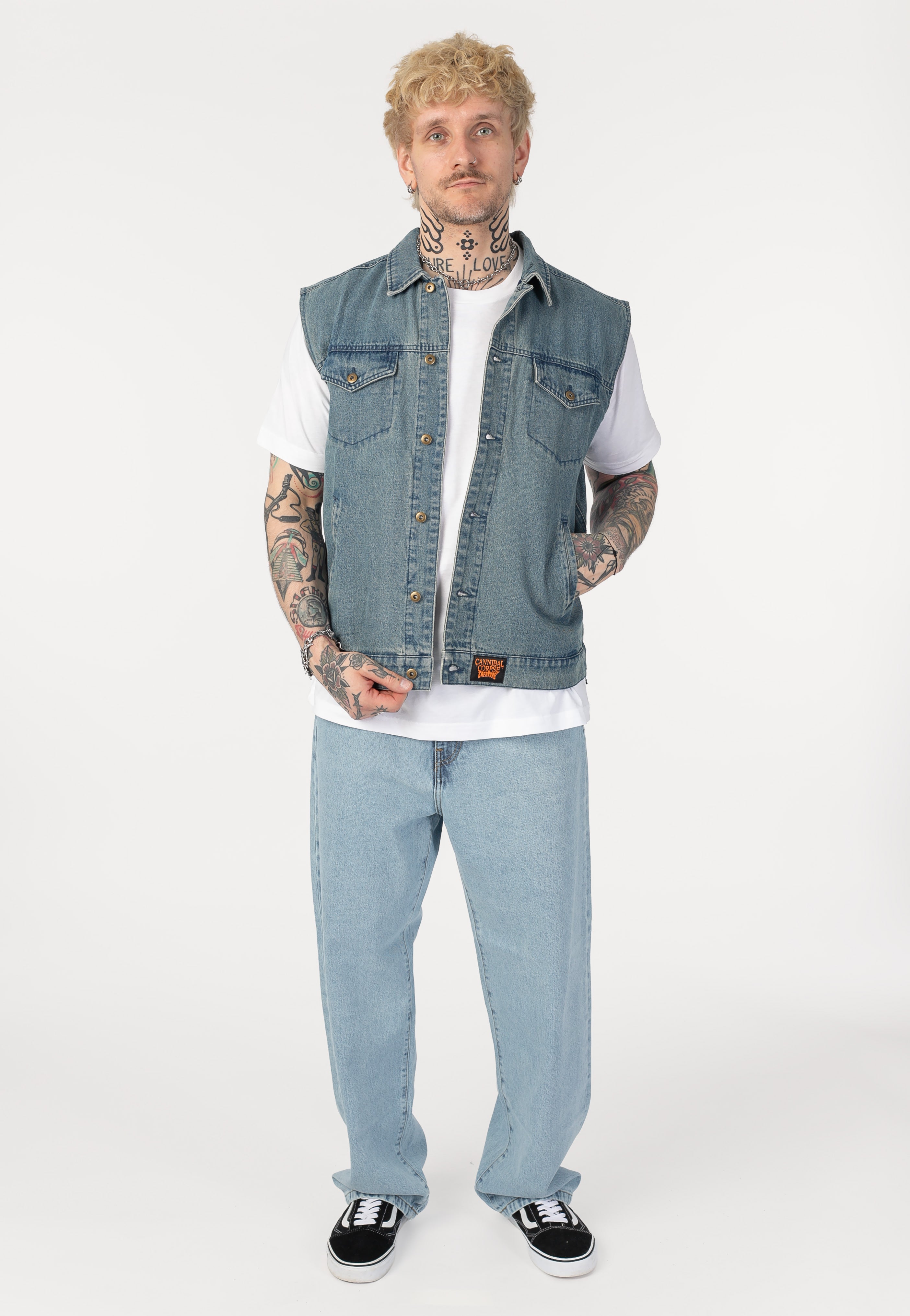 Creature x Cannibal Corpse - Denim - Vest | Men-Image
