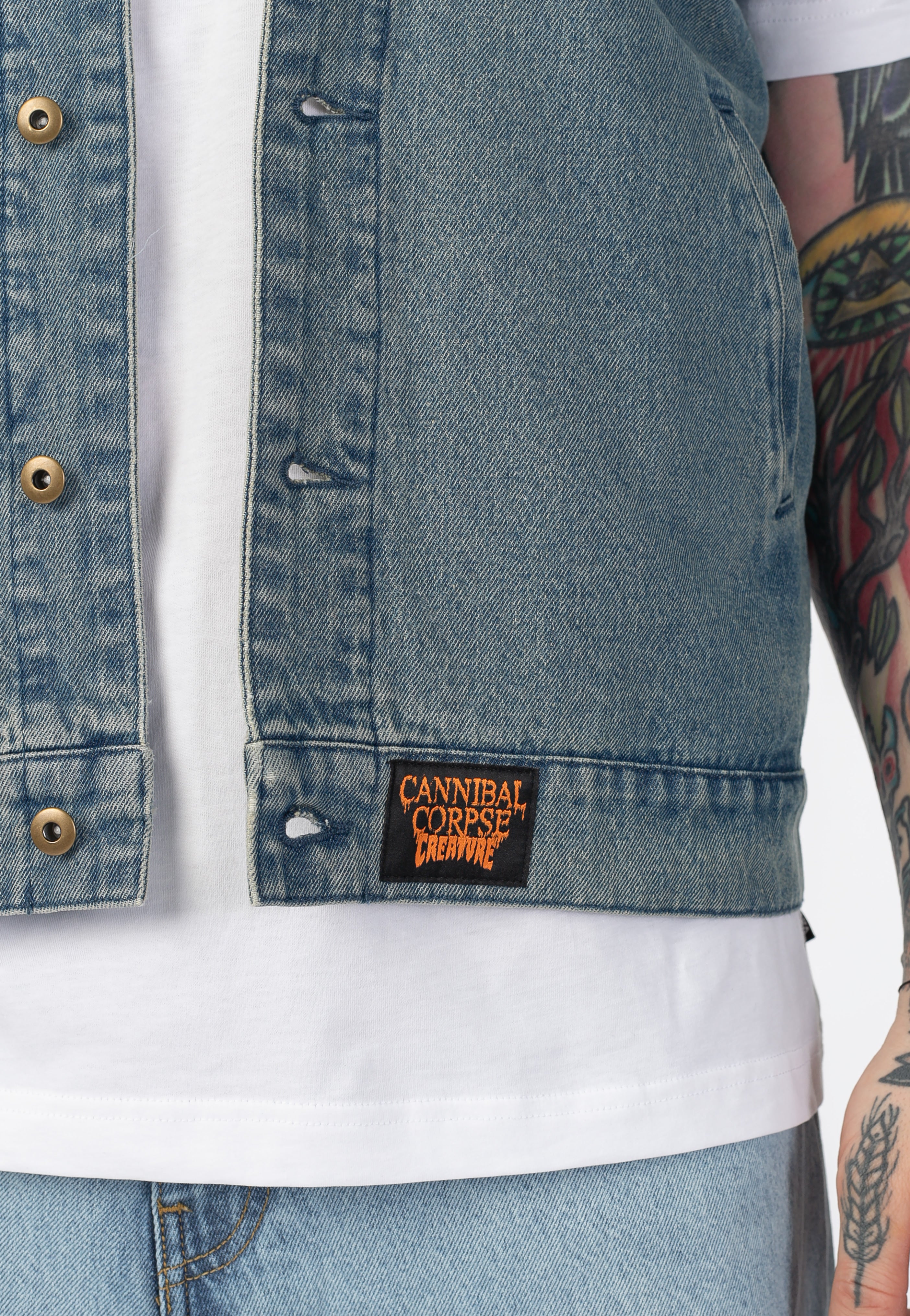 Creature x Cannibal Corpse - Denim - Vest | Men-Image