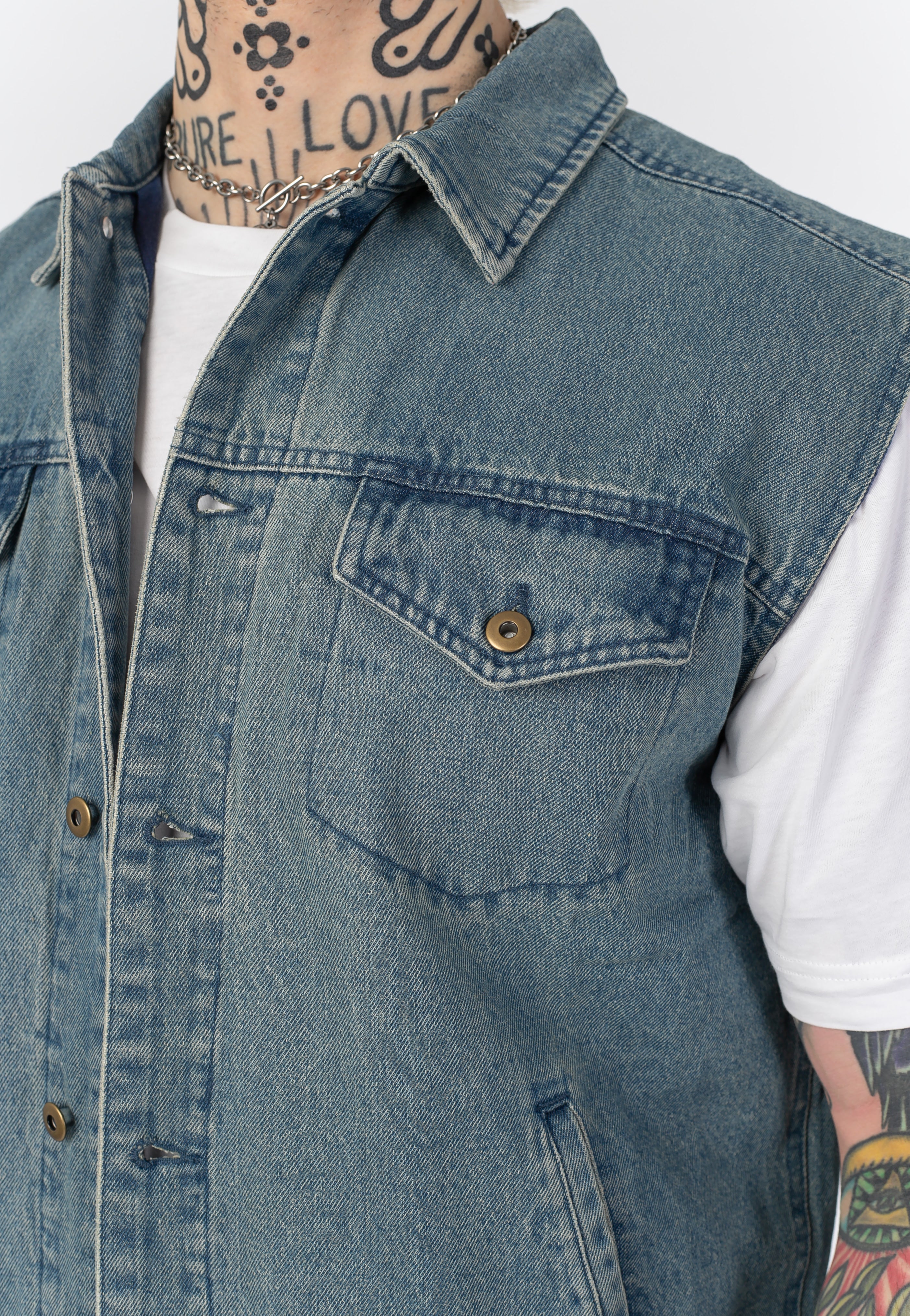 Creature x Cannibal Corpse - Denim - Vest | Men-Image
