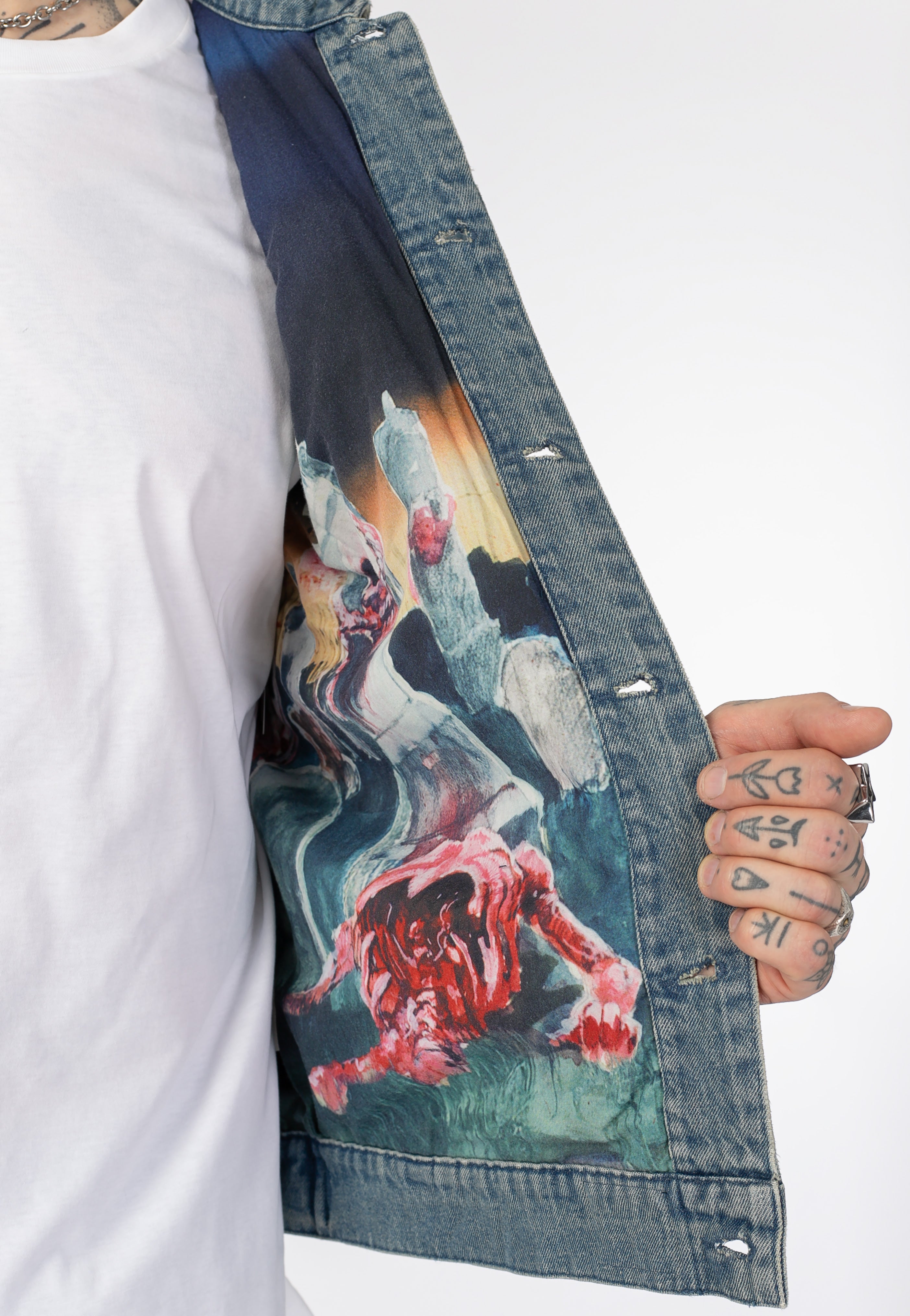 Creature x Cannibal Corpse - Denim - Vest | Men-Image