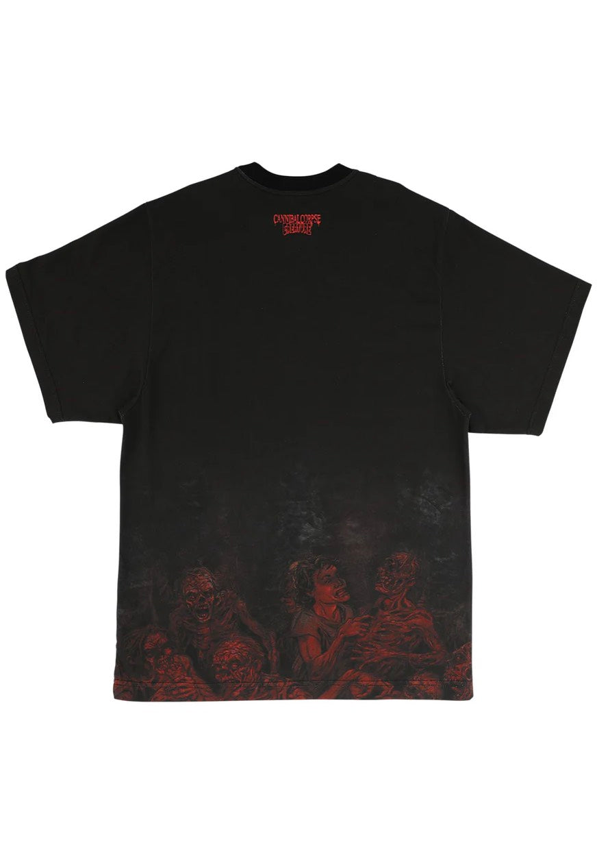 Creature x Cannibal Corpse - Ringer Oversized - T-Shirt | Neutral-Image