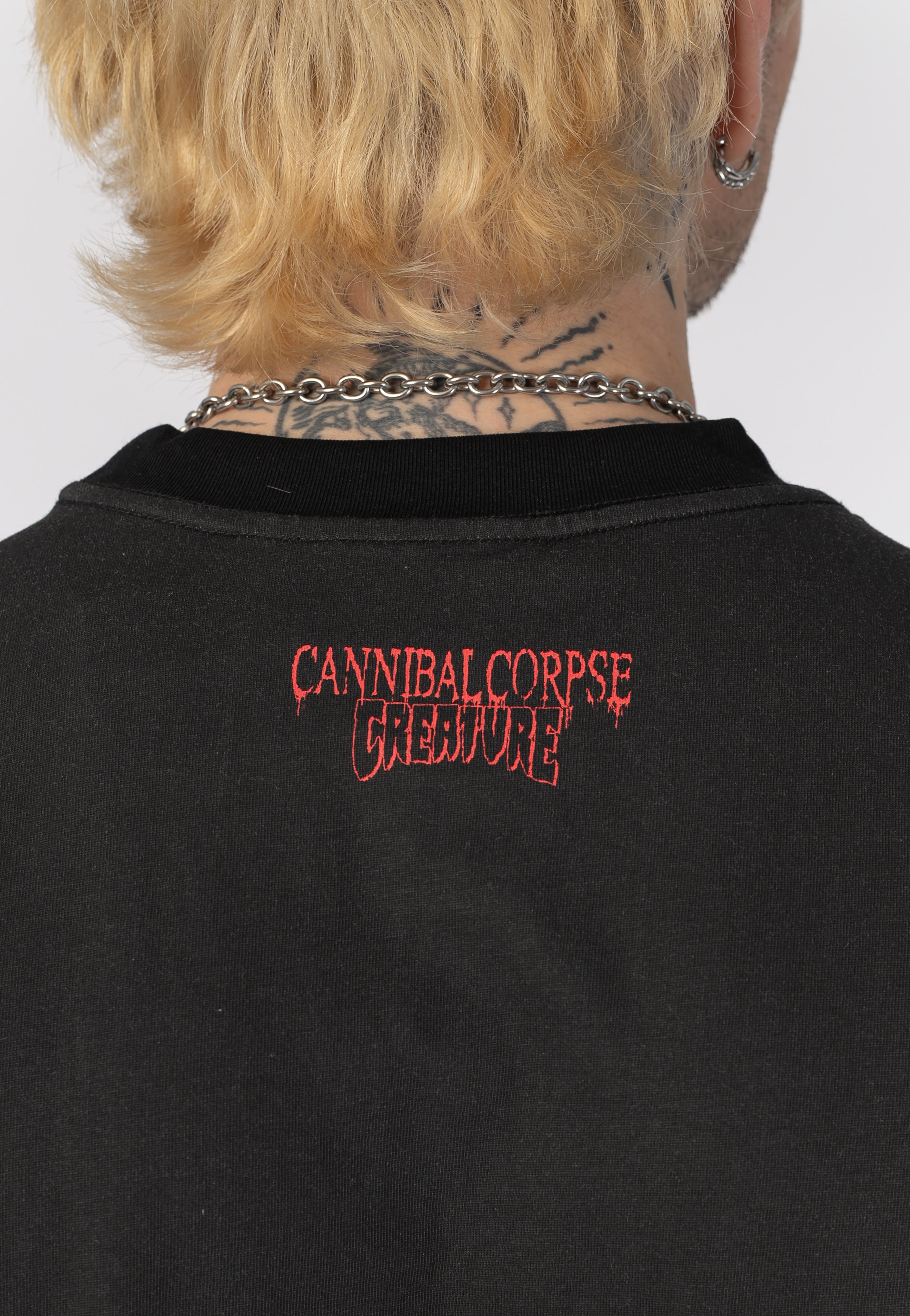 Creature x Cannibal Corpse - Ringer Oversized - T-Shirt | Men-Image