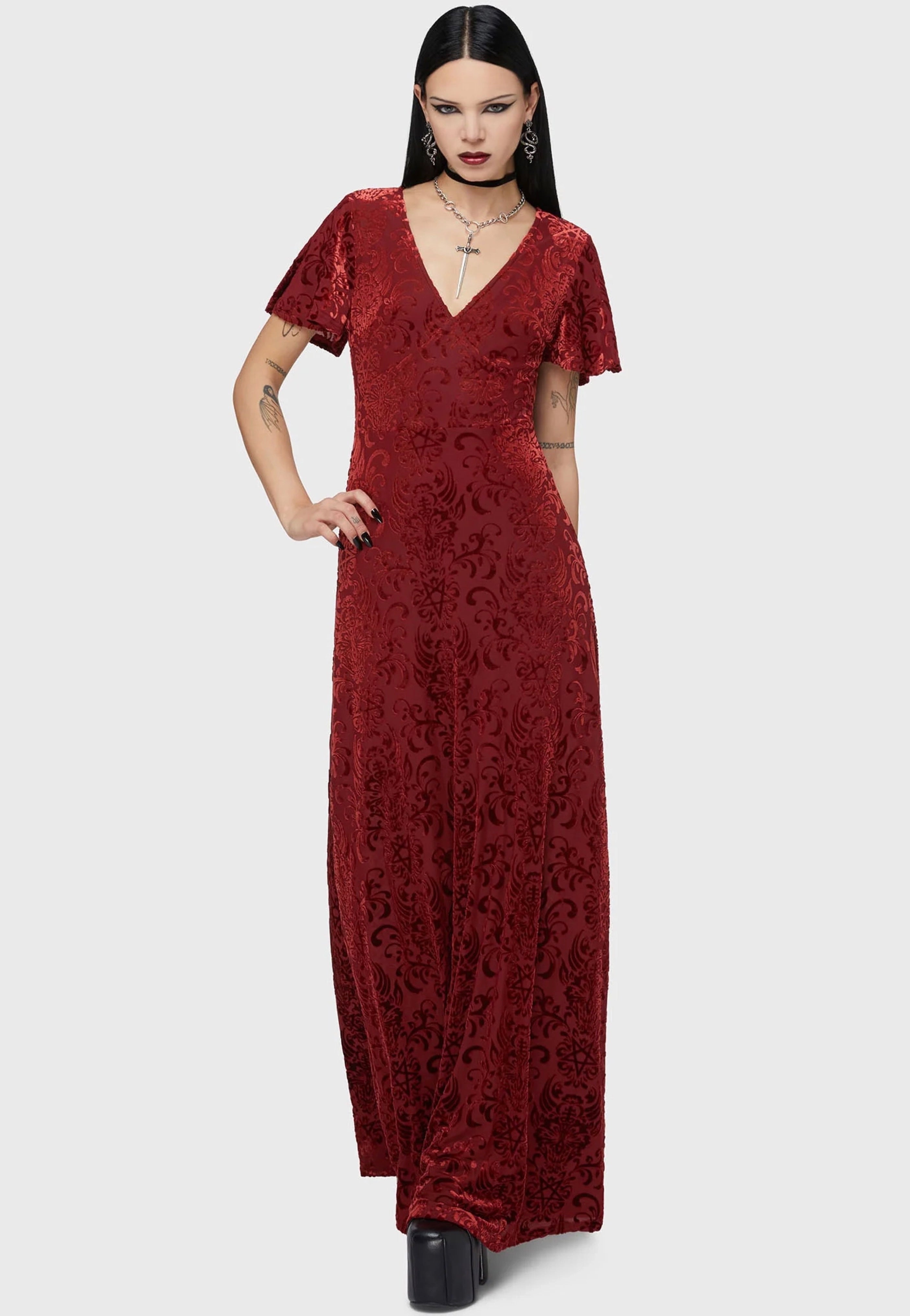 Killstar - Crimson Bloodlust Red - Dress | Women-Image