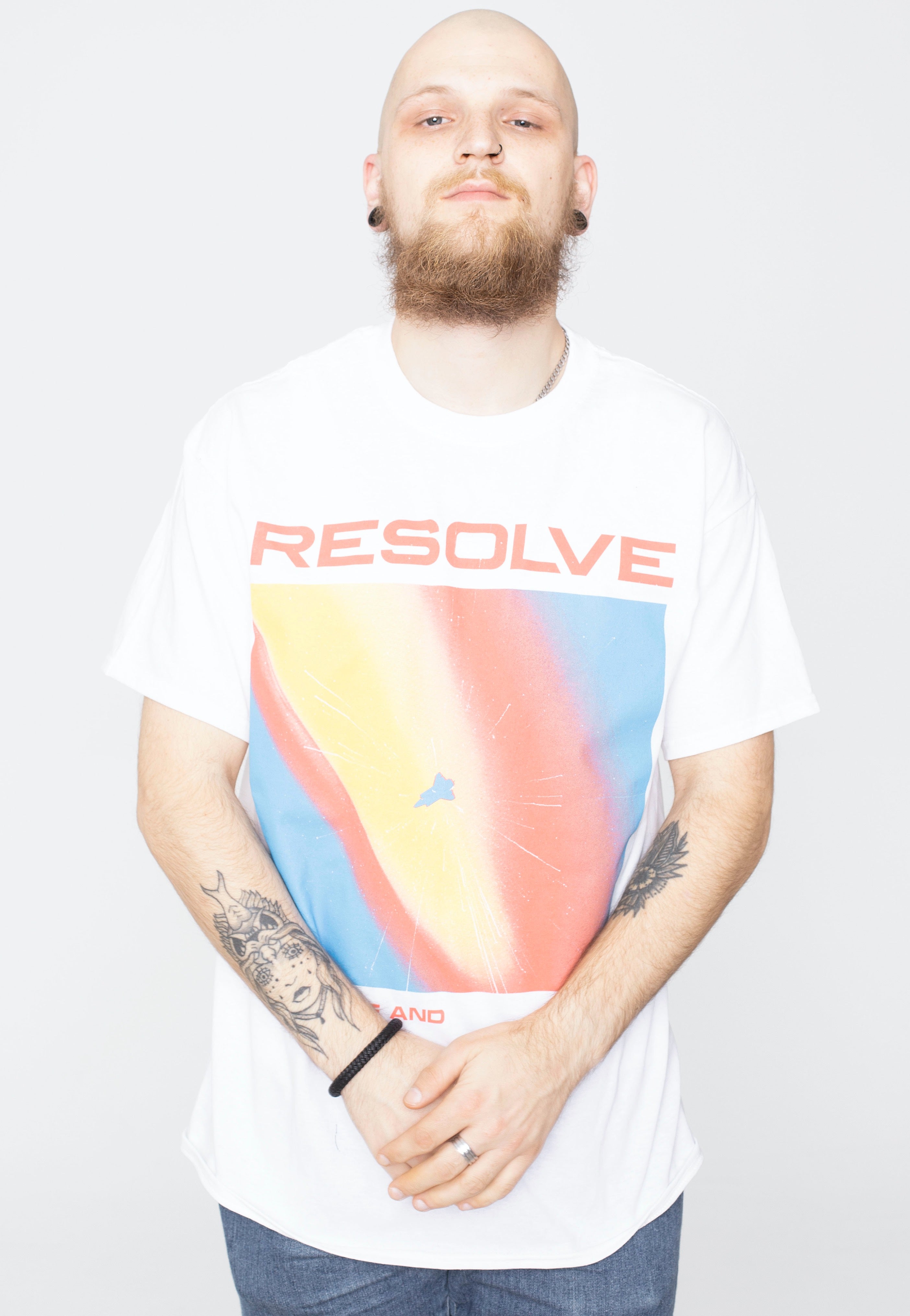 Resolve - Space White - T-Shirt