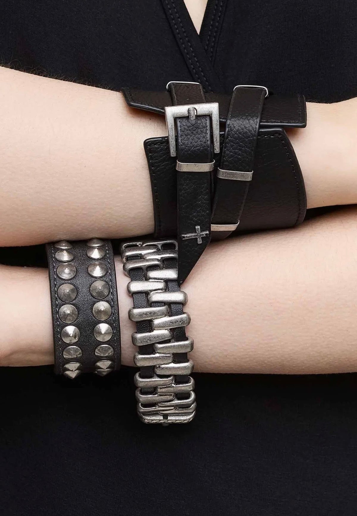 Minga London - Cruel Bracelet Set Silver - Bracelet | Neutral-Image