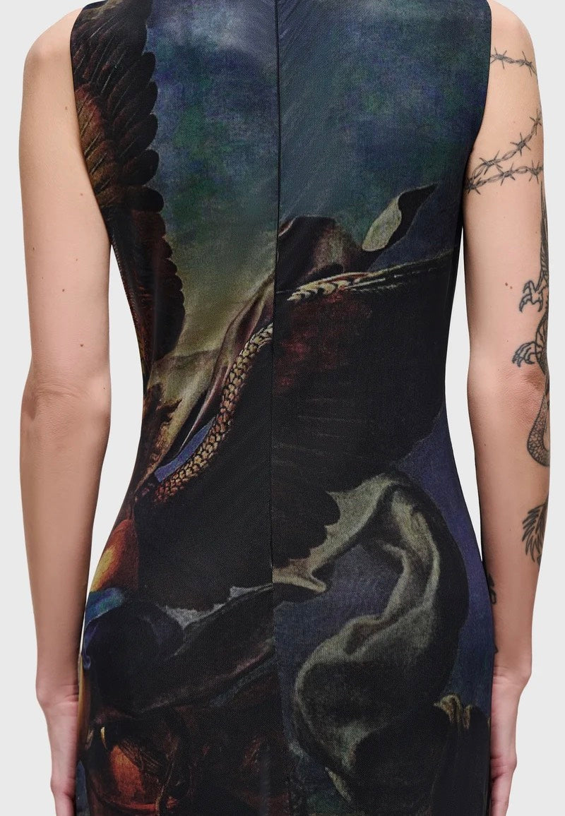 Killstar Crypt Garden Maxi Dress Black Kleid | Women-Image