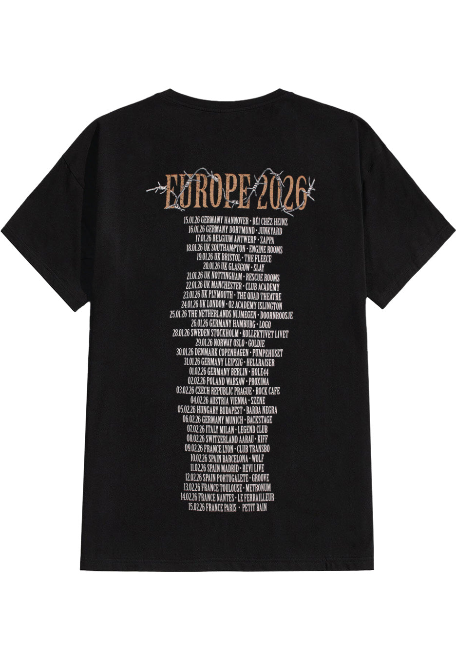 Cryptopsy - Europe 2026 - T-Shirt | Impericon