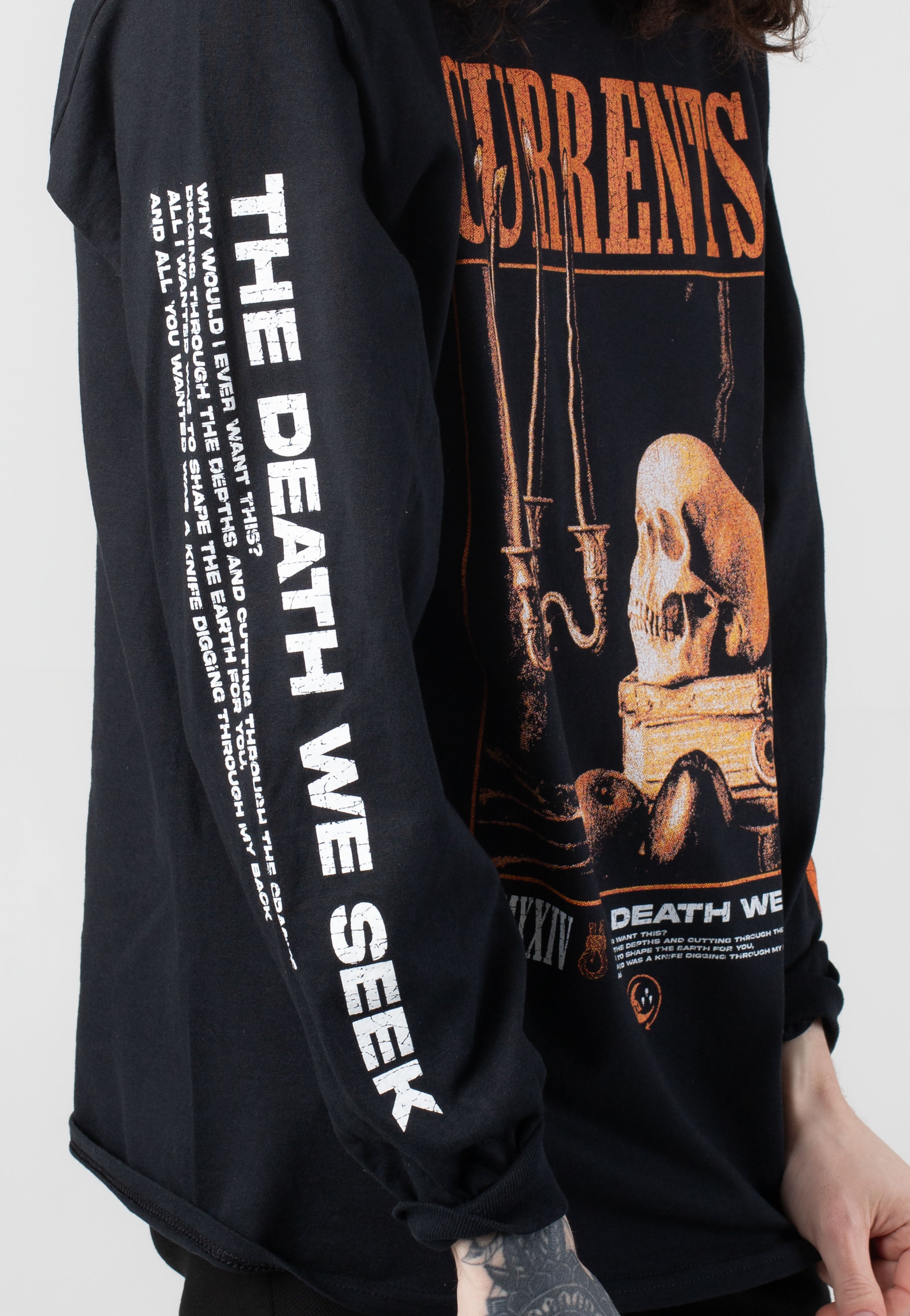 Currents - Candle Skull - Longsleeve | Men-Image