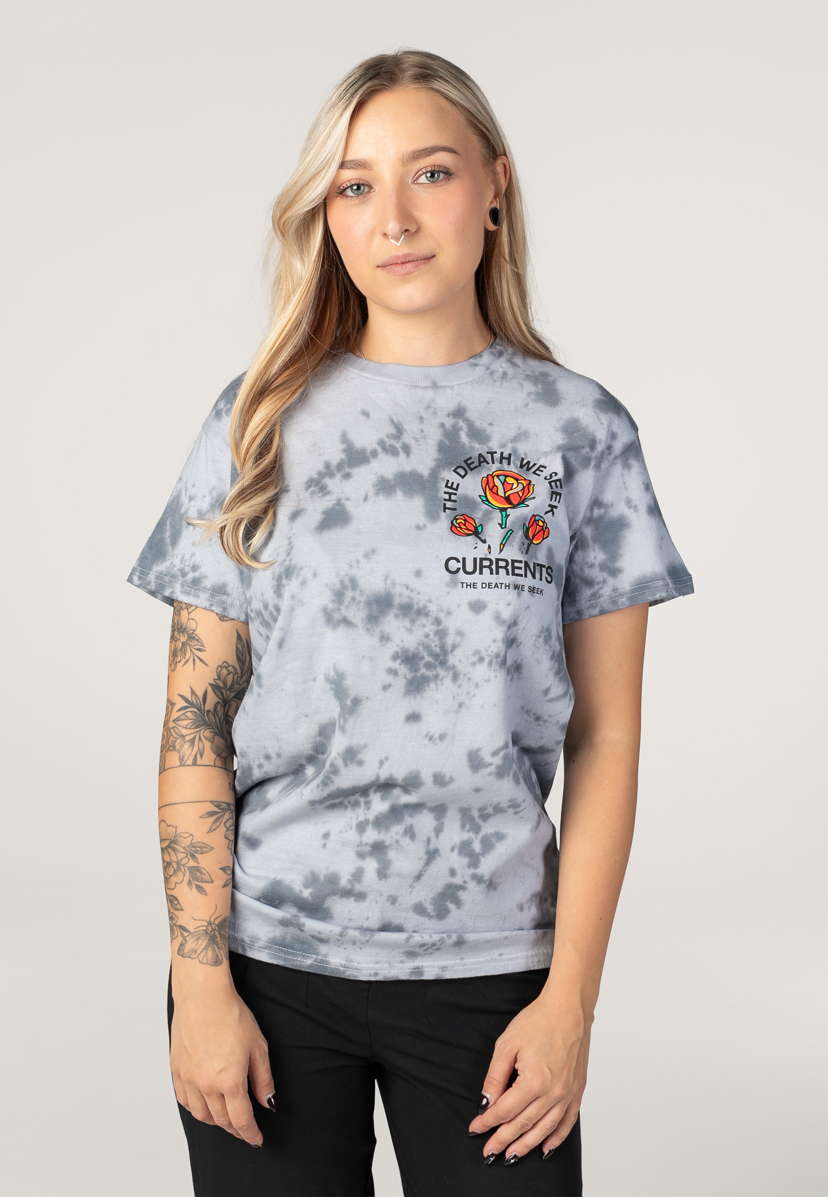 Currents - Love Is Gone Flowers Tie Dye - T-Shirt | Women-Image