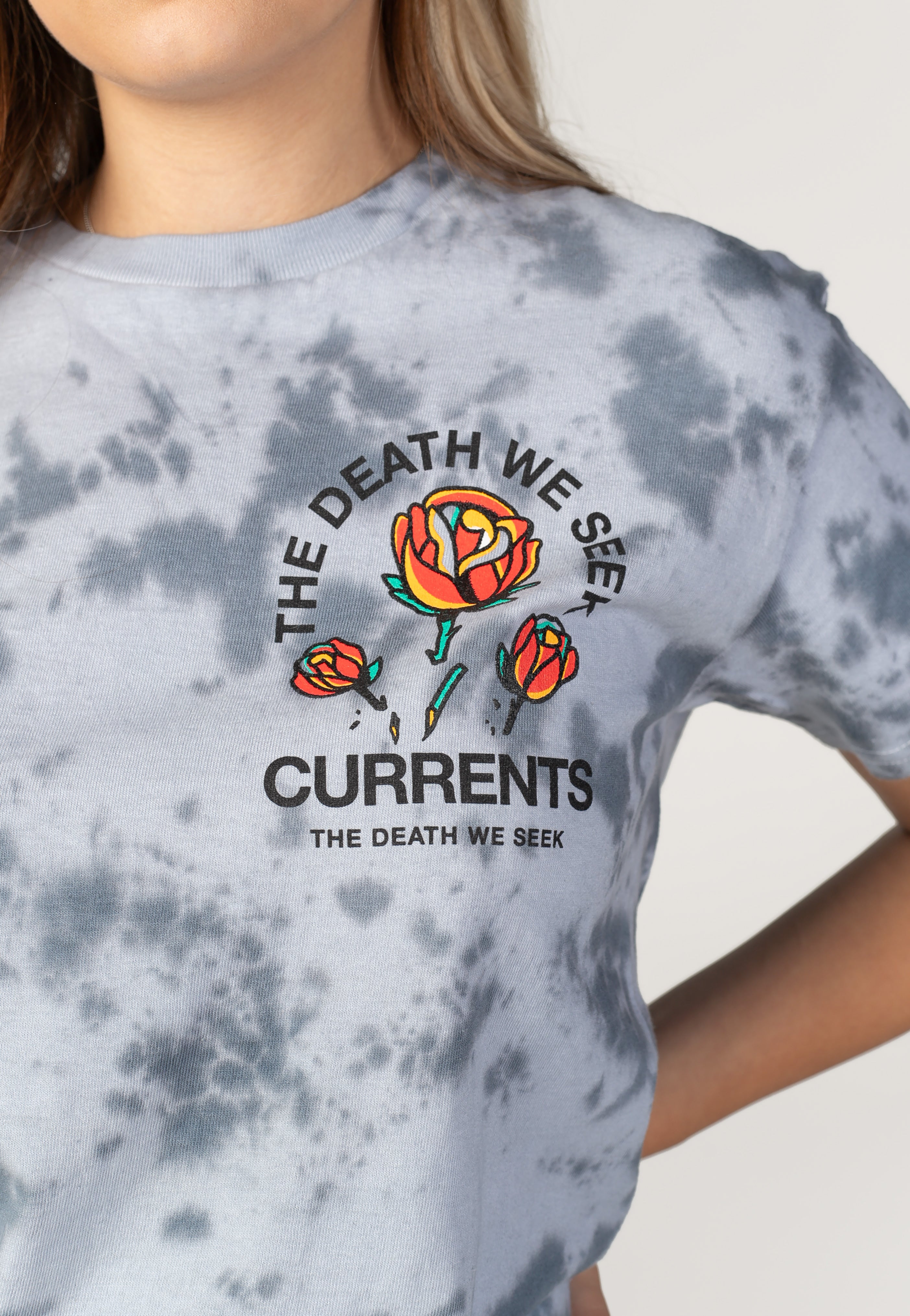 Currents - Love Is Gone Flowers Tie Dye - T-Shirt | Women-Image