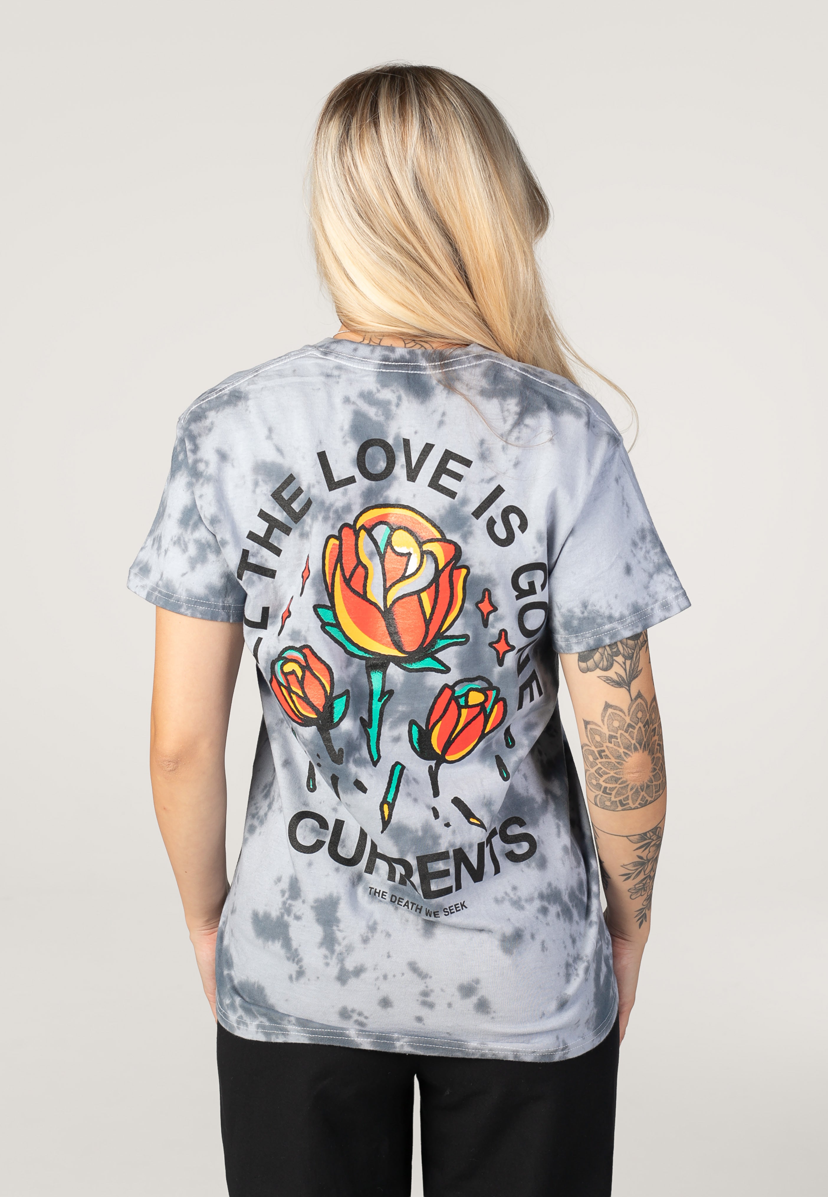 Currents - Love Is Gone Flowers Tie Dye - T-Shirt | Women-Image