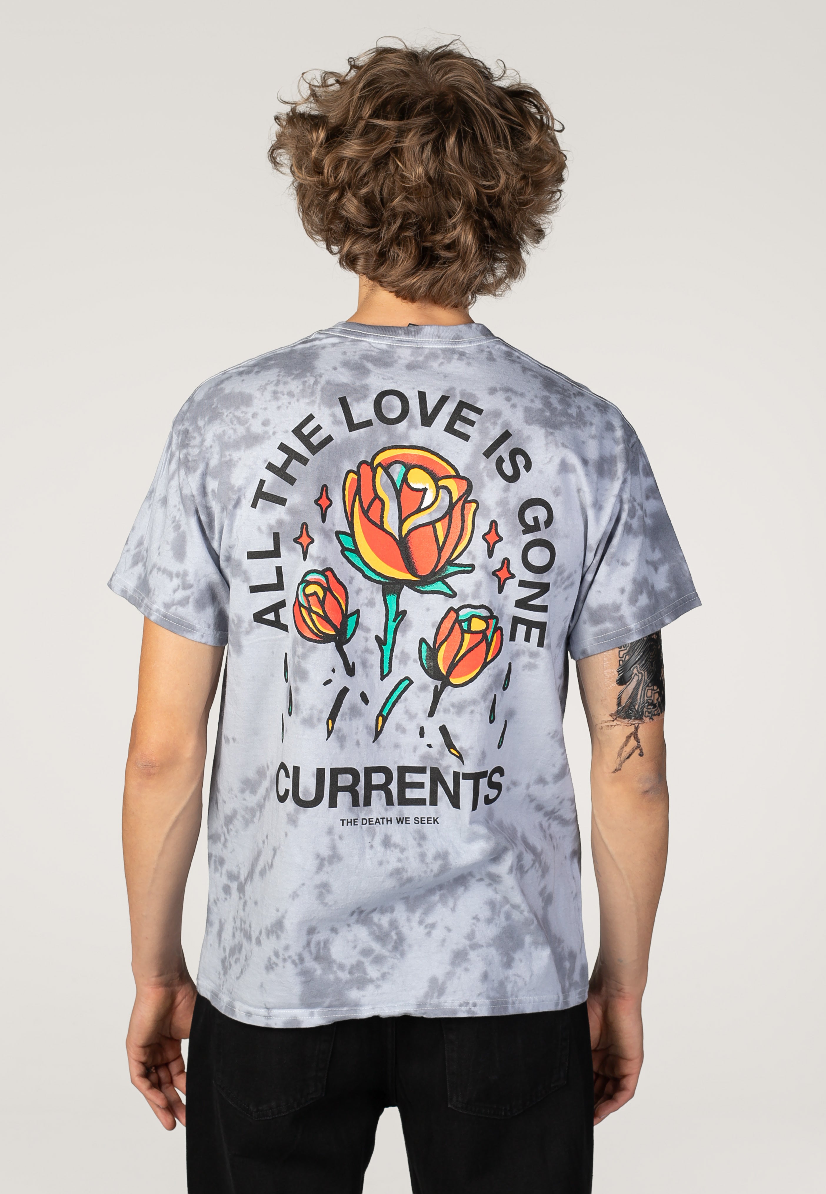 Currents - Love Is Gone Flowers Tie Dye - T-Shirt | Men-Image