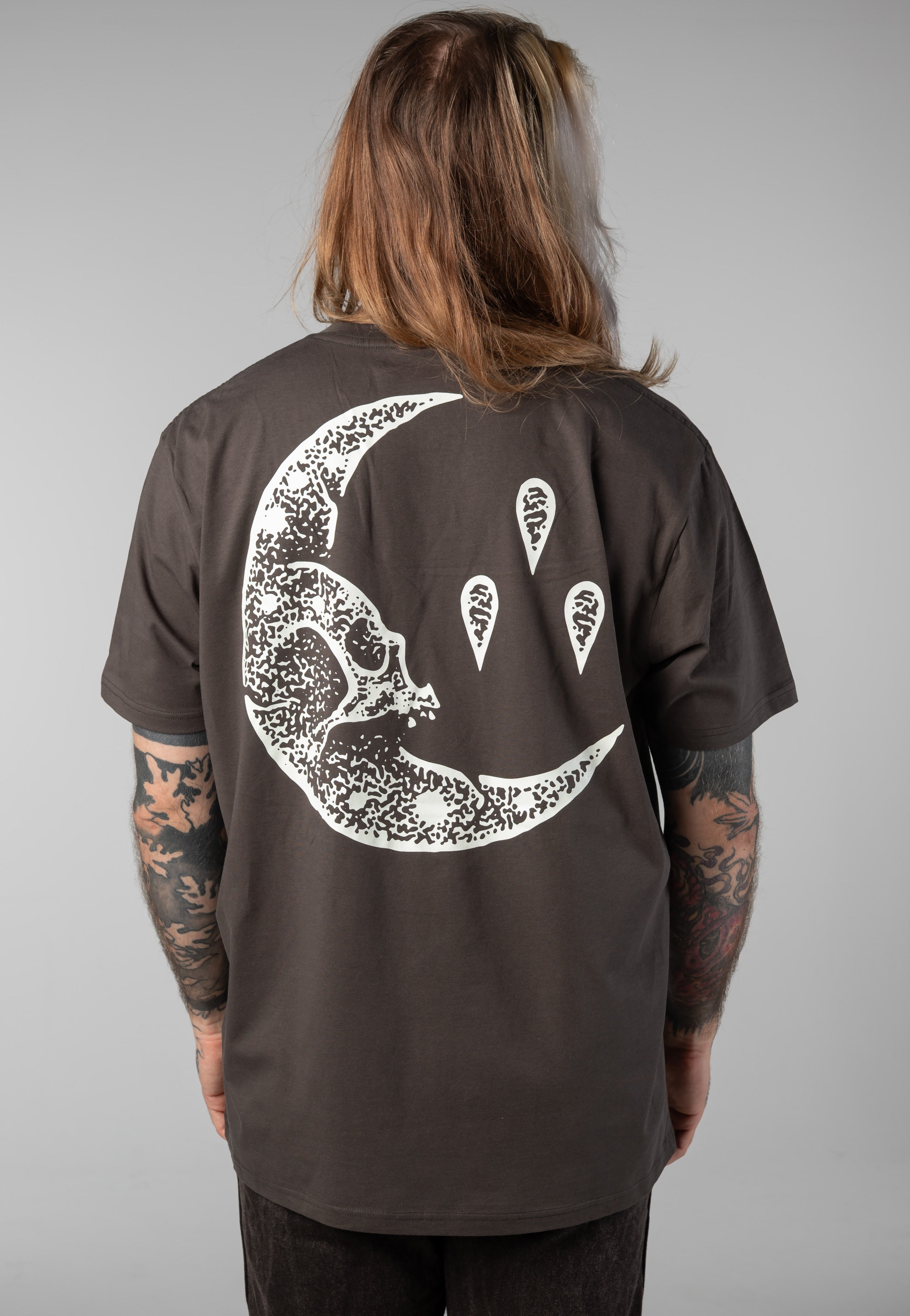 Currents - Moon Glow In The Dark Dark Charcoal - T-Shirt | Men-Image