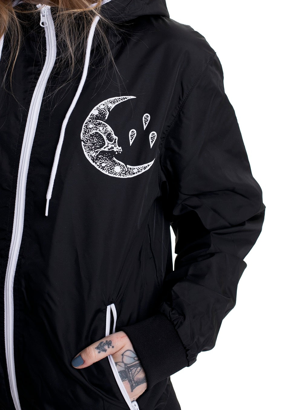 Currents - Moon Logo - Windbreaker | Women-Image