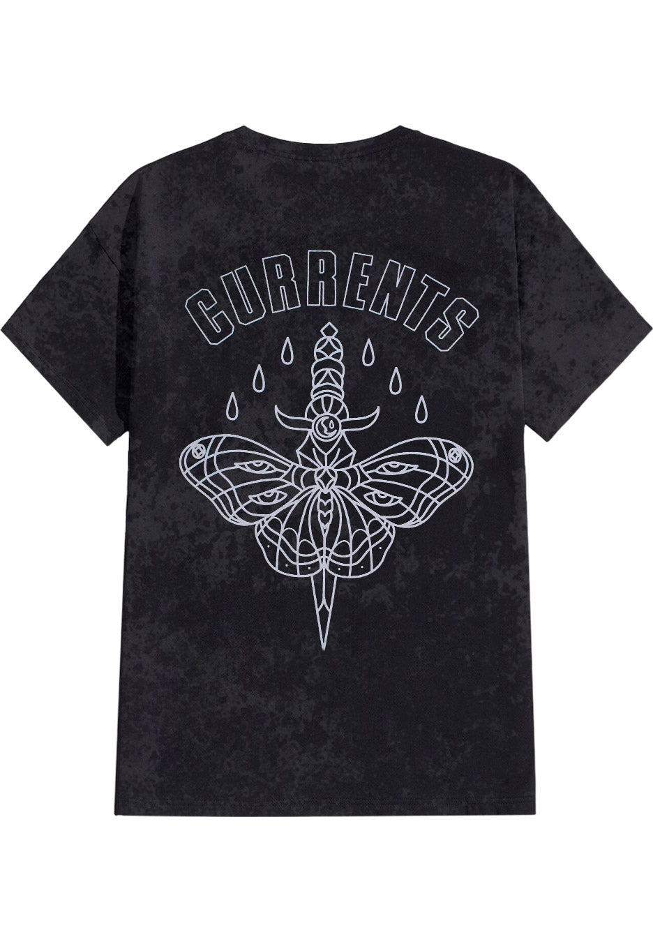 Currents - Moth Tie Dye - T-Shirt | Neutral-Image