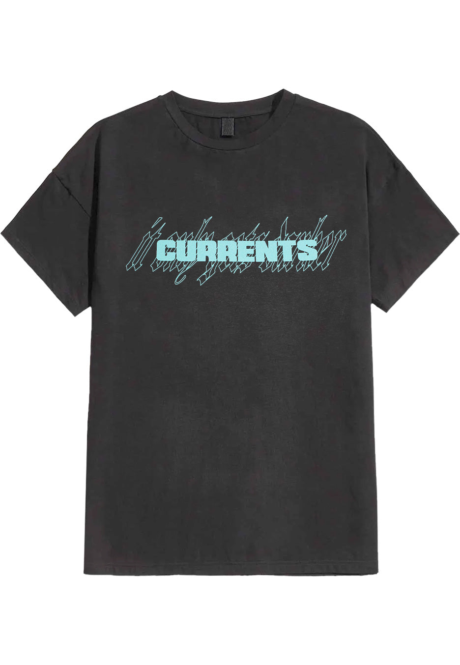 Currents Only Gets Darker Moon Charcoal T-Shirt | Neutral-Image