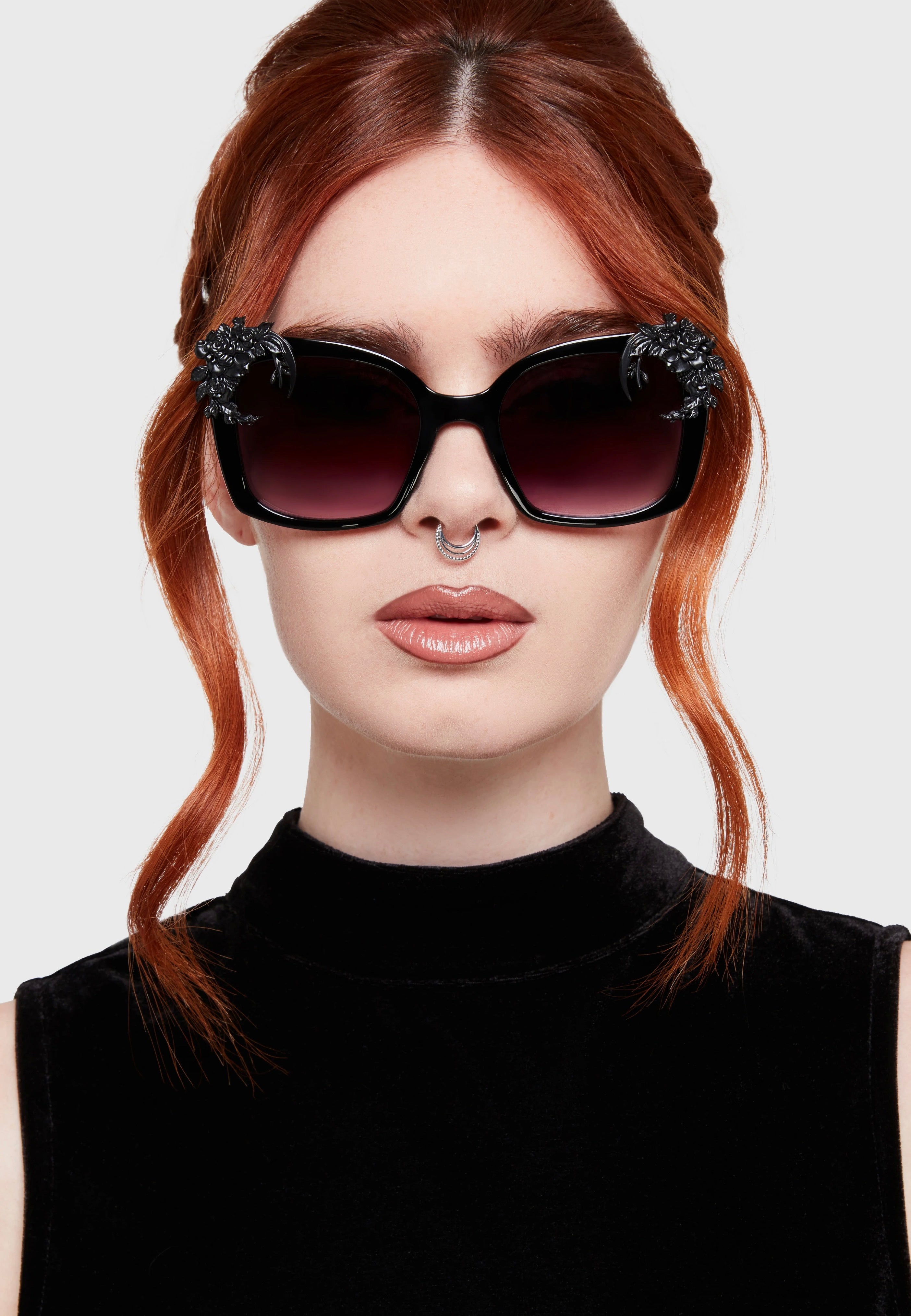 Killstar - Cursed Cove Black/Purple - Sunglasses | Neutral-Image