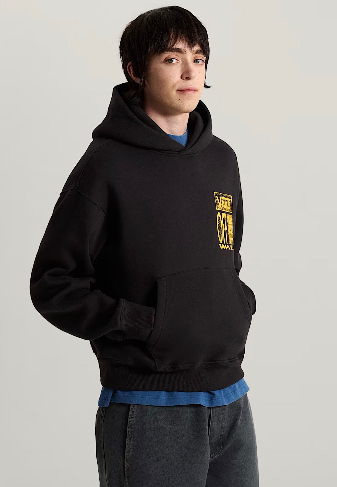 Vans Cut and Paste Black Huvtröja | Men-Image