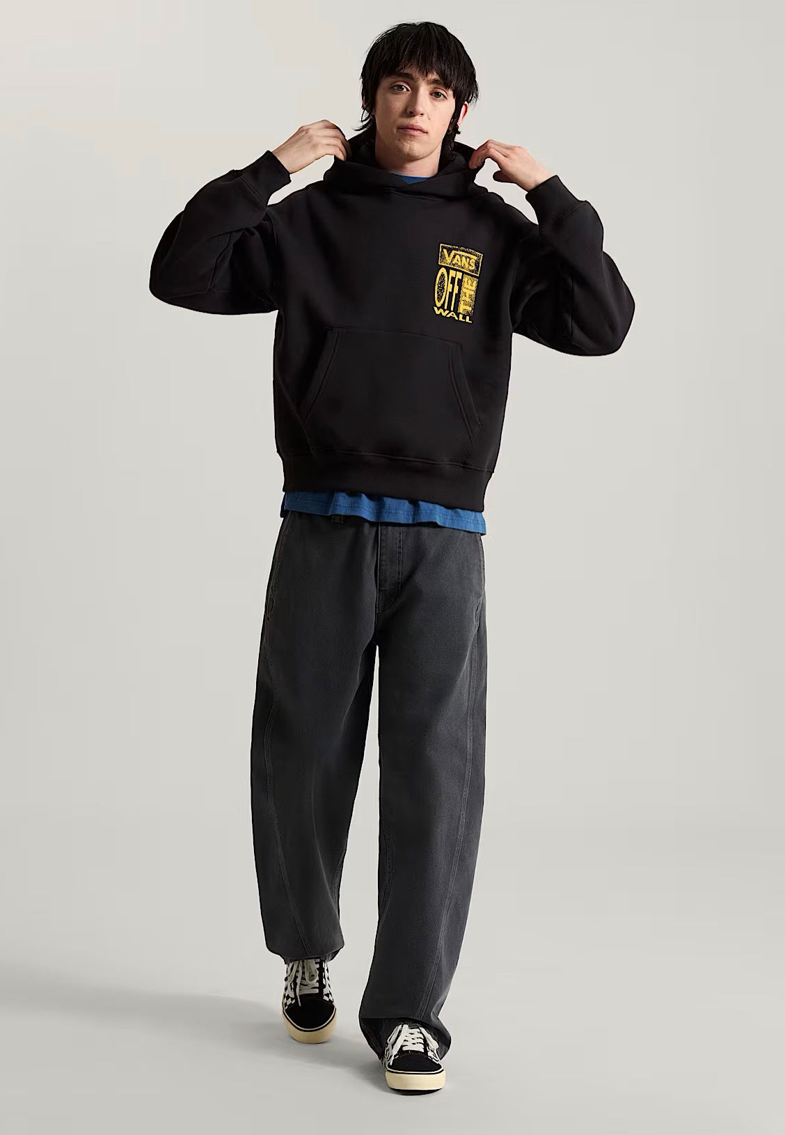 Vans Cut and Paste Black Huvtröja | Men-Image