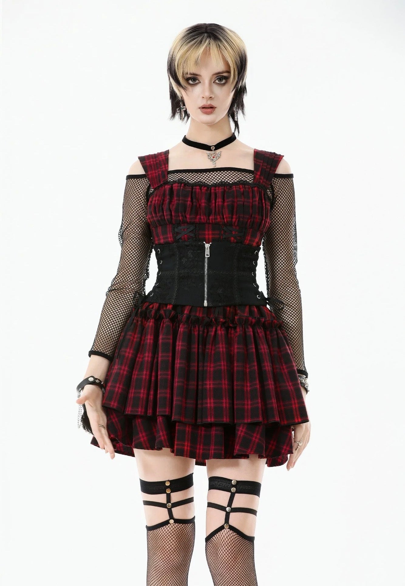 Dark In Love - Gothic Lace Waist - Corset | Women-Image