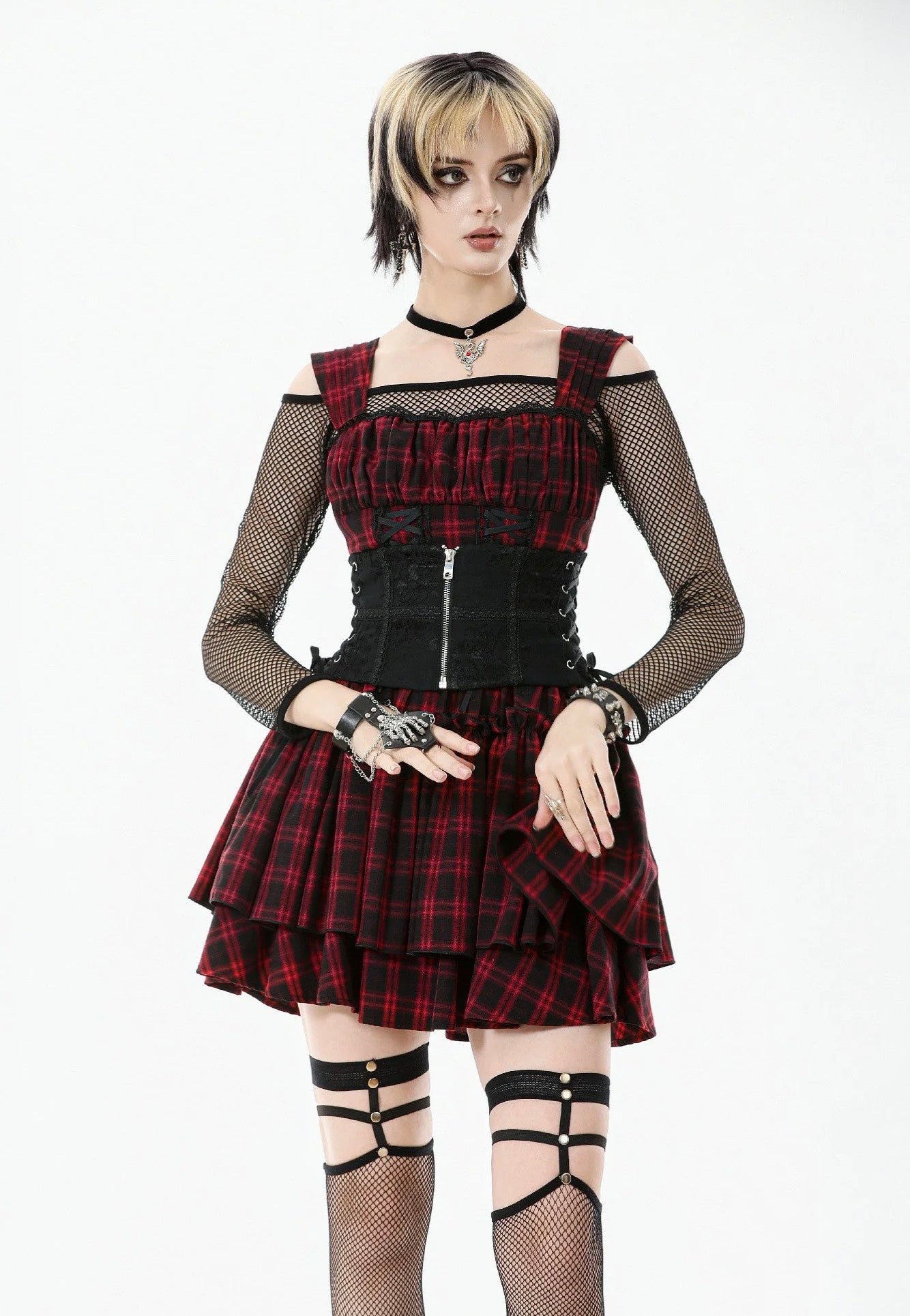 Dark In Love - Gothic Lace Waist - Corset | Women-Image