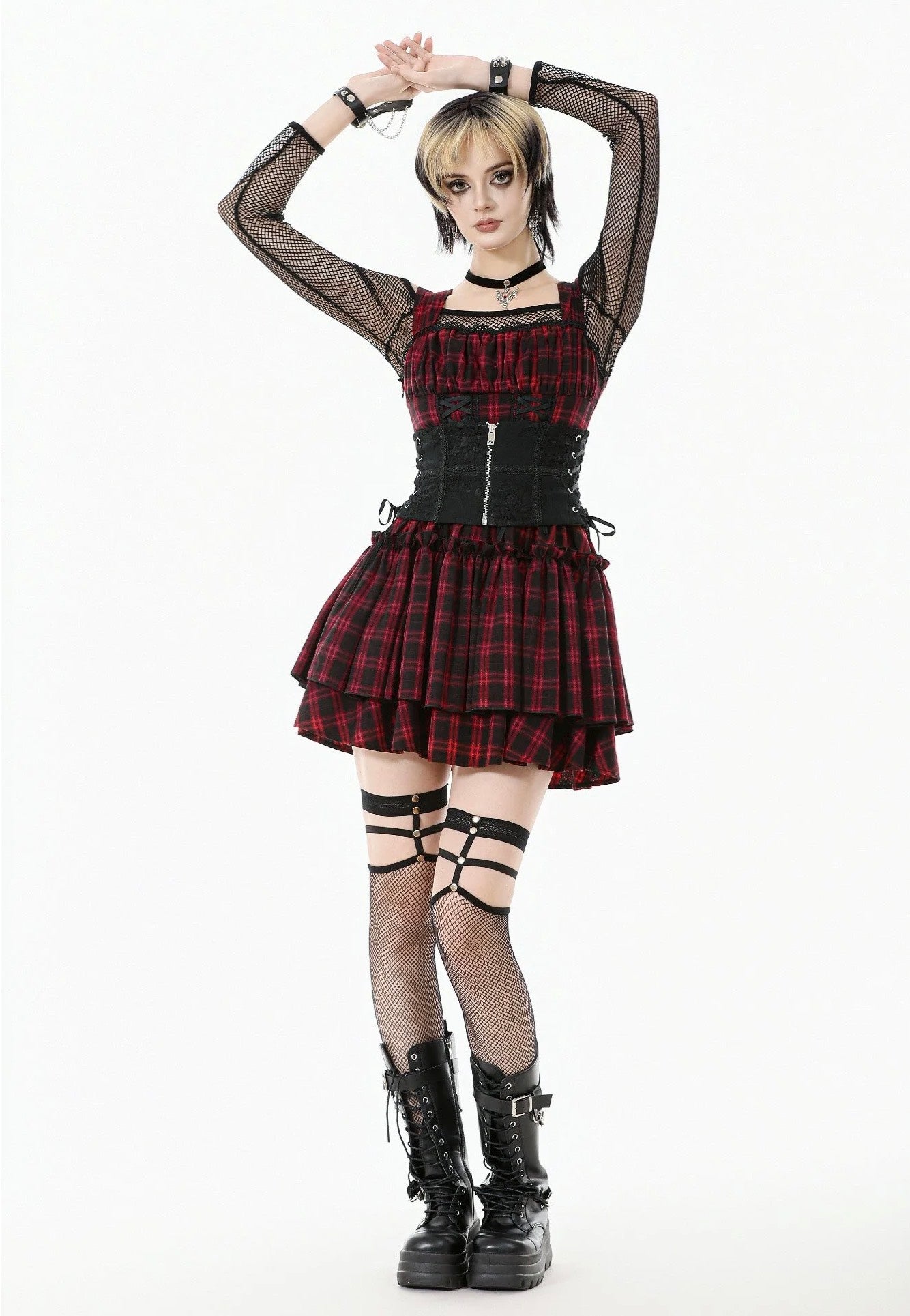 Dark In Love - Gothic Lace Waist - Corset | Women-Image