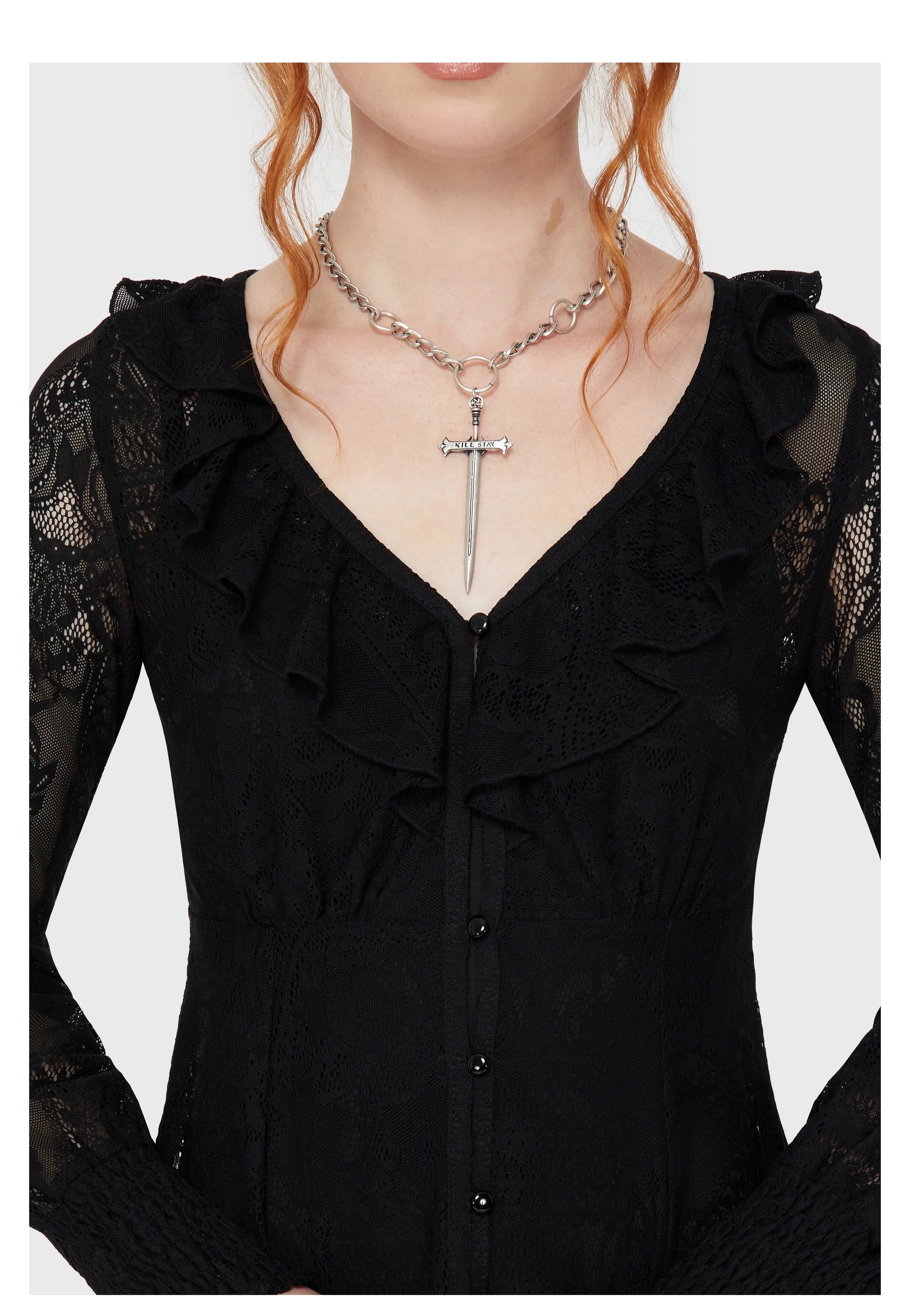 Killstar - Cybele Lace Black - Dress | Women-Image
