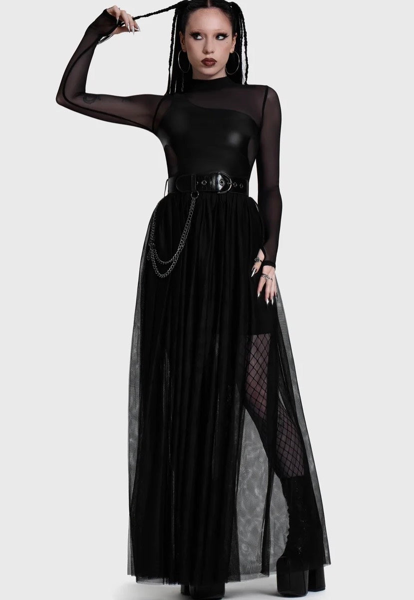 Killstar Cyber Bodysuit Black Body | Women-Image