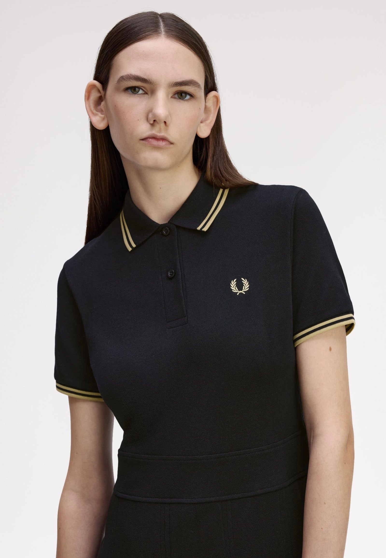 Fred Perry - Tipped Pleated Tennis Black - Dress | Women-Image