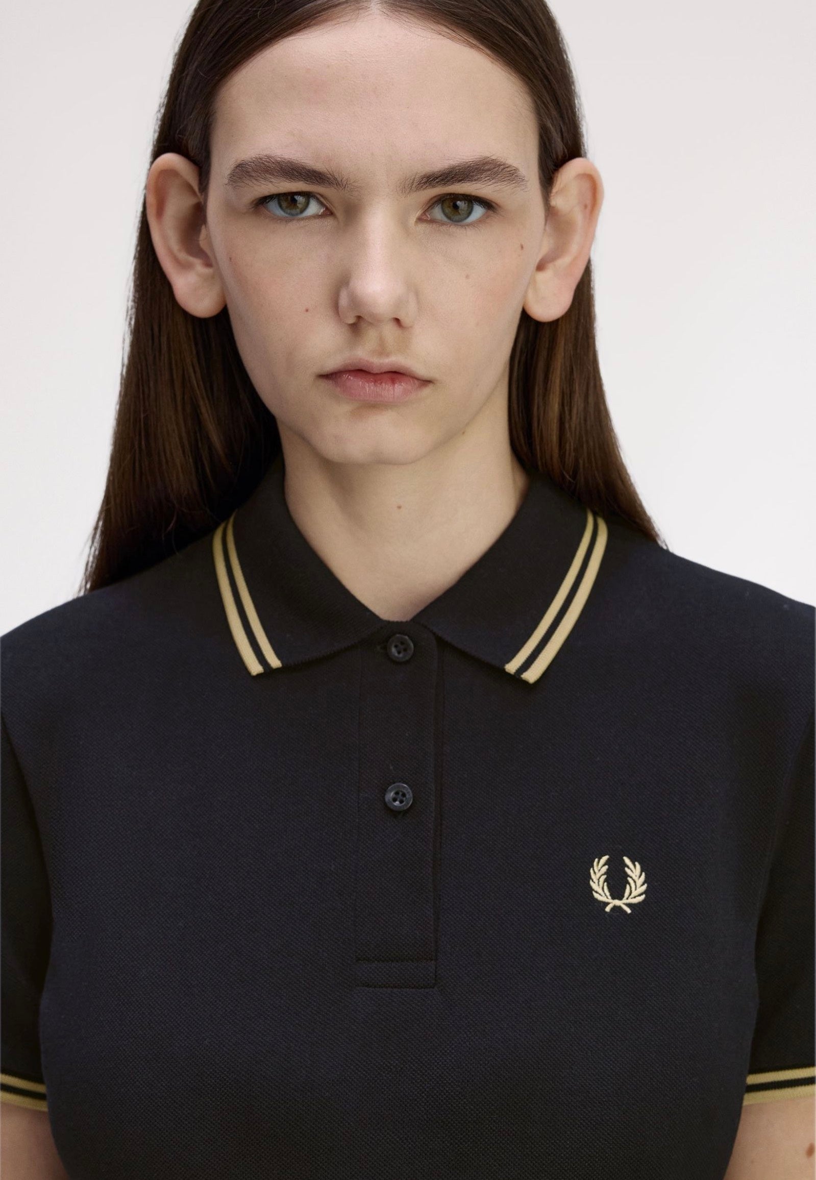 Fred Perry - Tipped Pleated Tennis Black - Dress | Women-Image