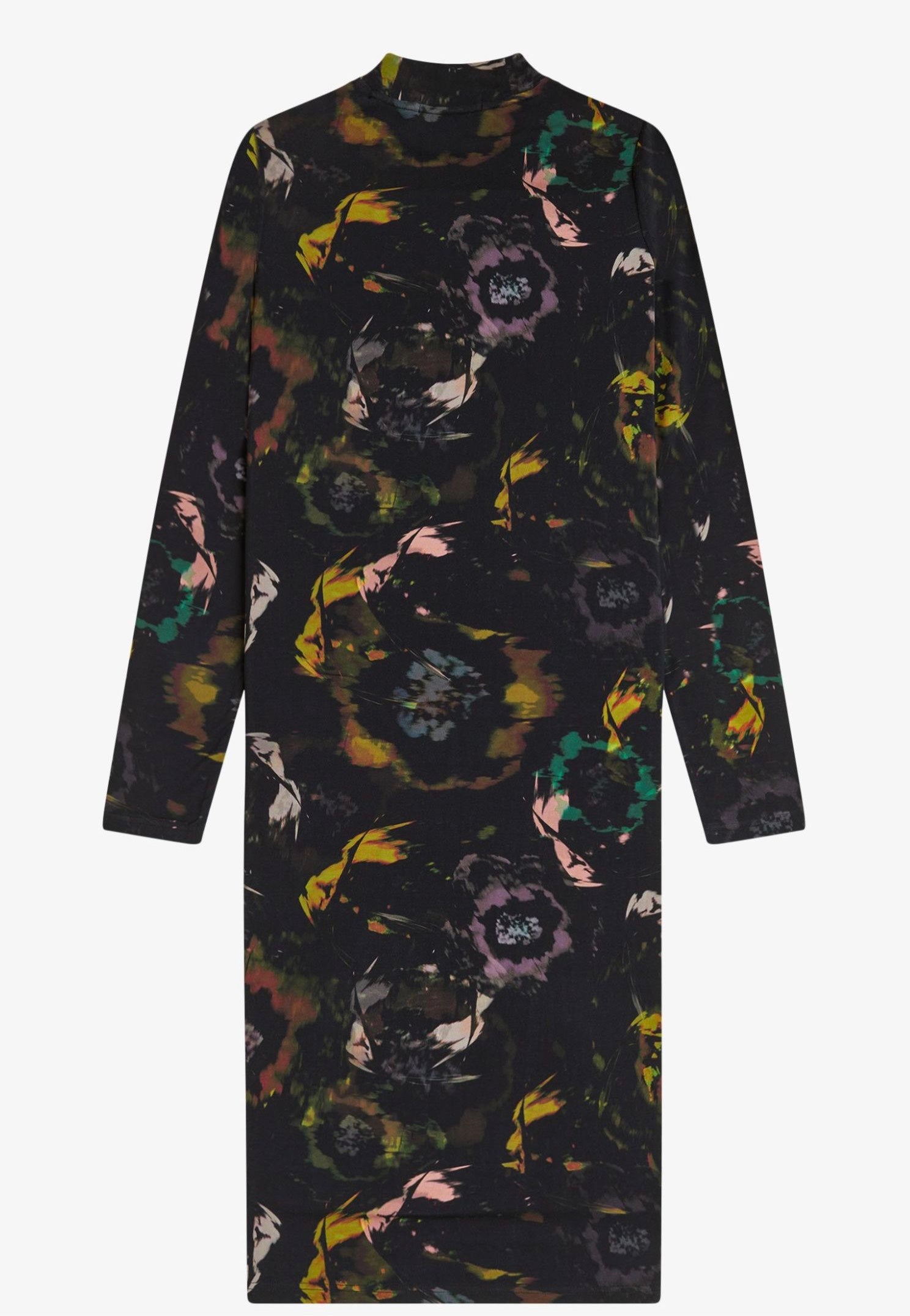 Fred Perry - Floral Print Black - Dress | Women-Image