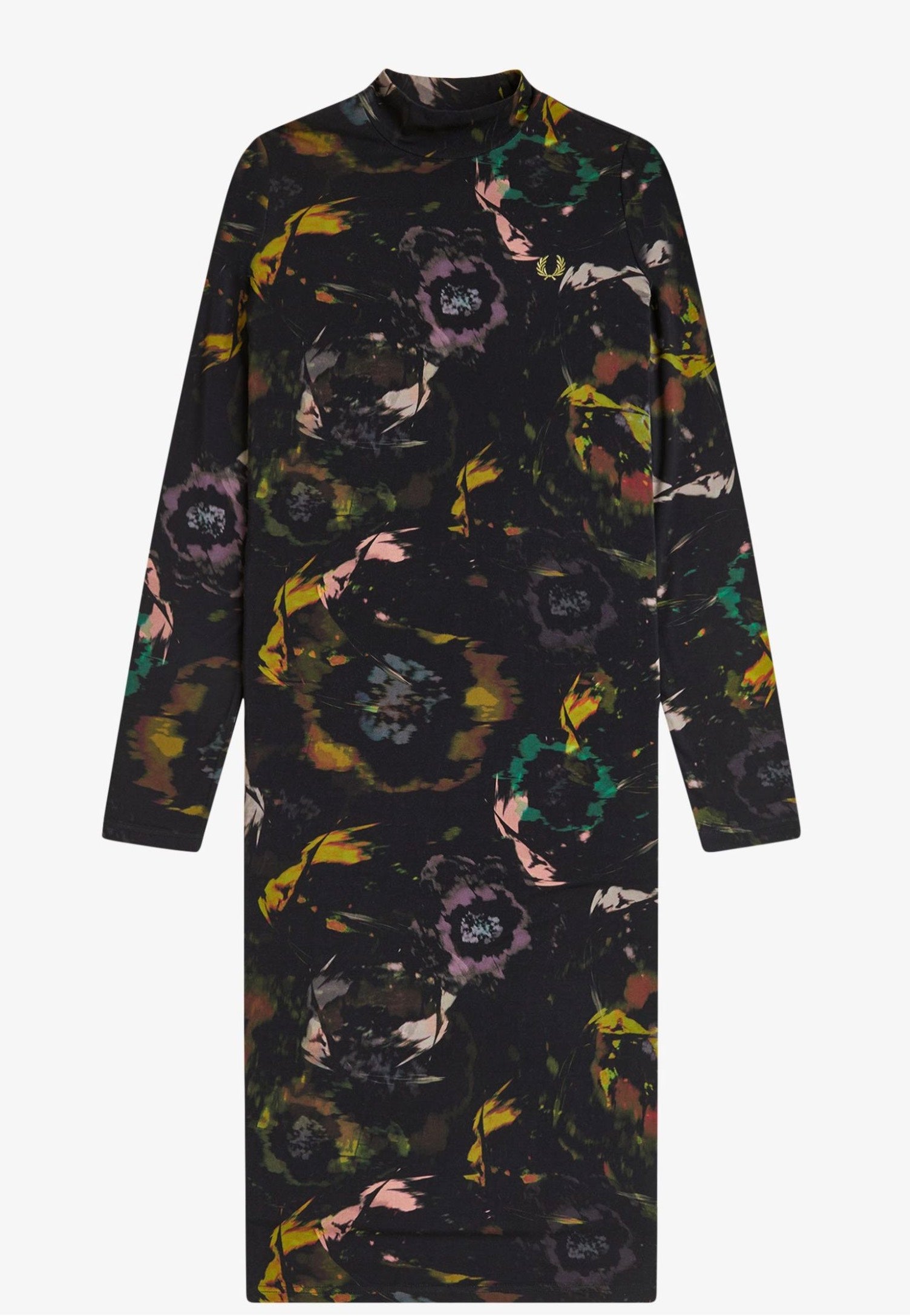 Fred Perry - Floral Print Black - Dress | Women-Image