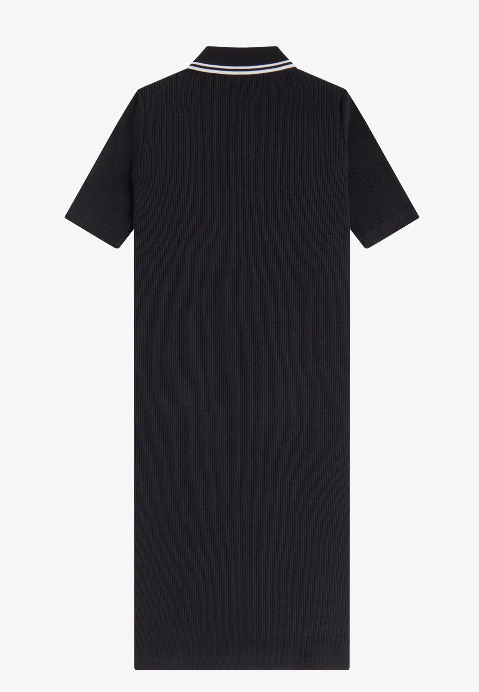 Fred Perry - Ribbed Polo Black - Dress | Women-Image