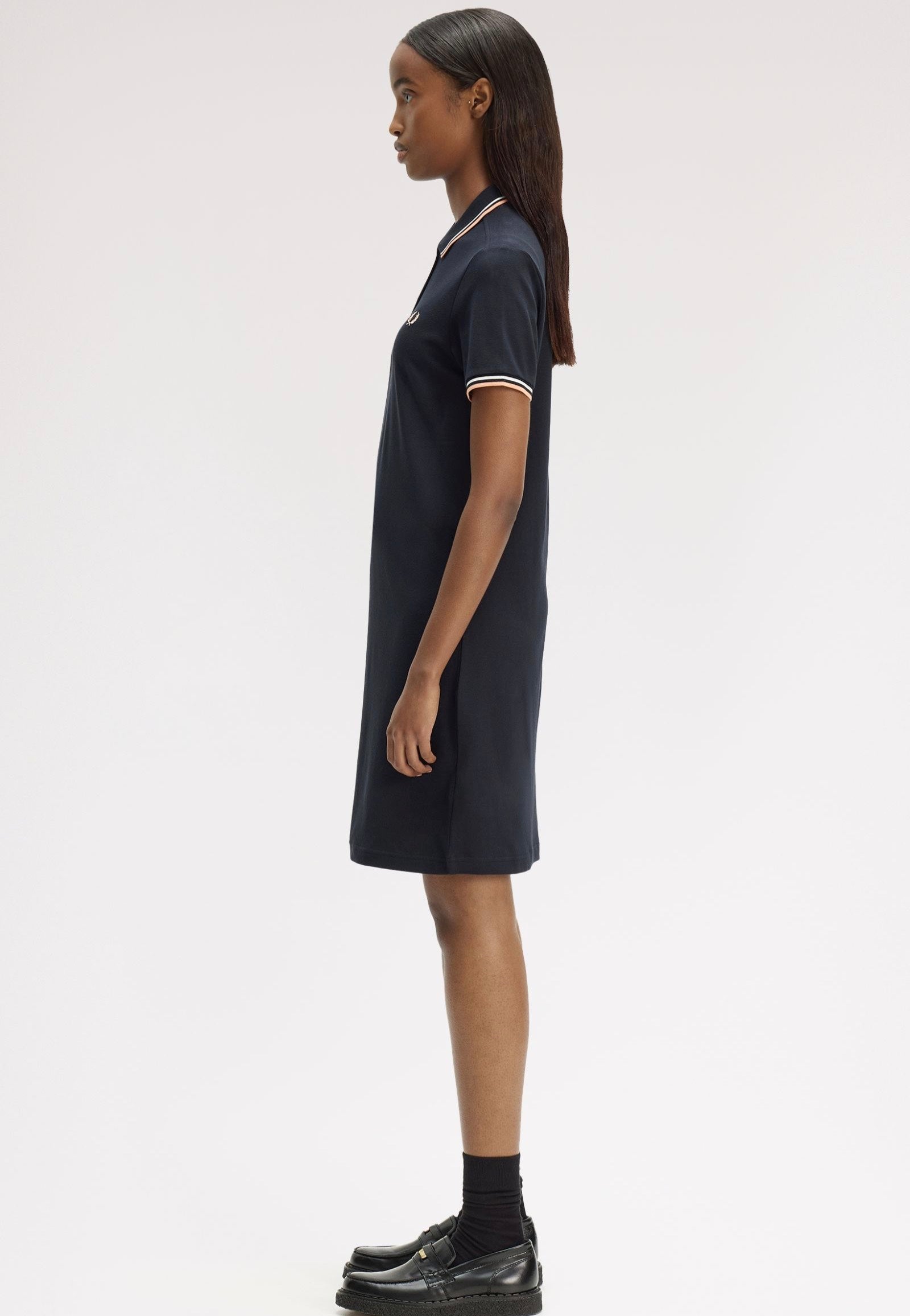 Fred Perry - Twin Tipped Fred Perry Navy/Snow White/Peach - Dress | Women-Image