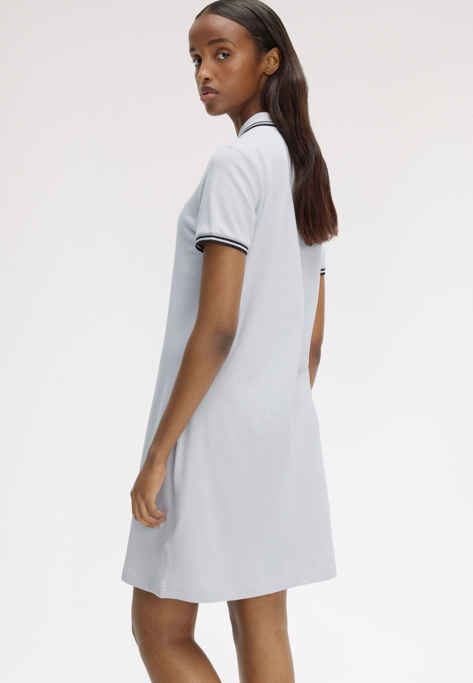 Fred Perry - Twin Tipped Fred Perry Dusky Blue /Black/Black - Dress | Women-Image