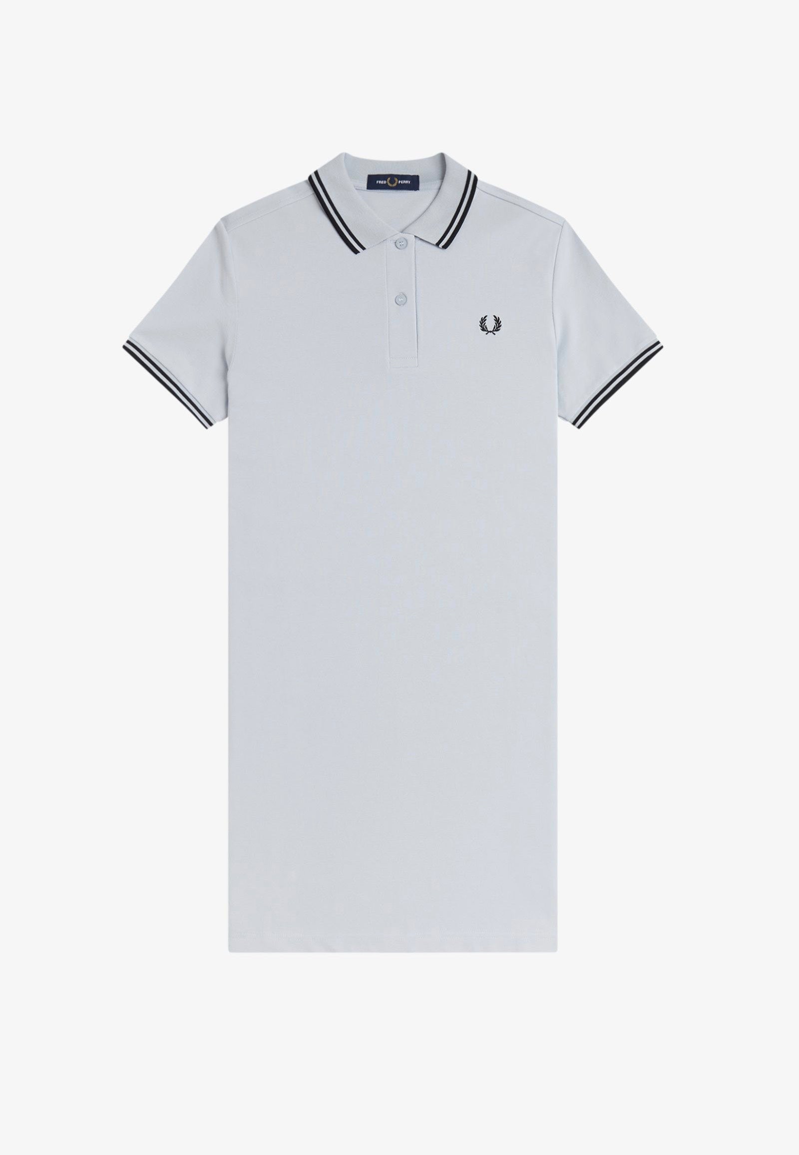 Fred Perry - Twin Tipped Fred Perry Dusky Blue /Black/Black - Dress | Women-Image
