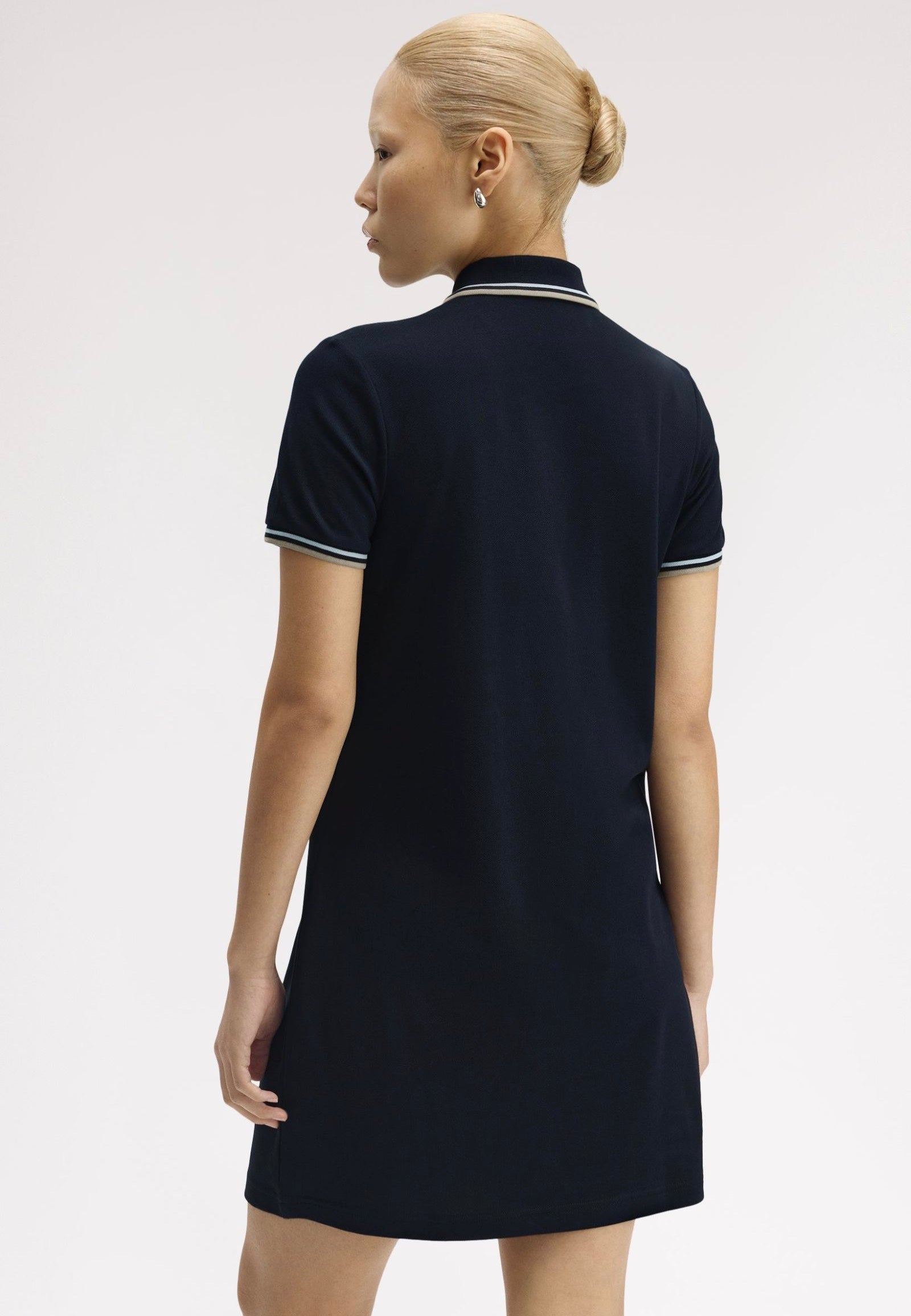 Fred Perry - Twin Tipped Navy/Light Ice/Warm Oatmeal - Dress | Women-Image