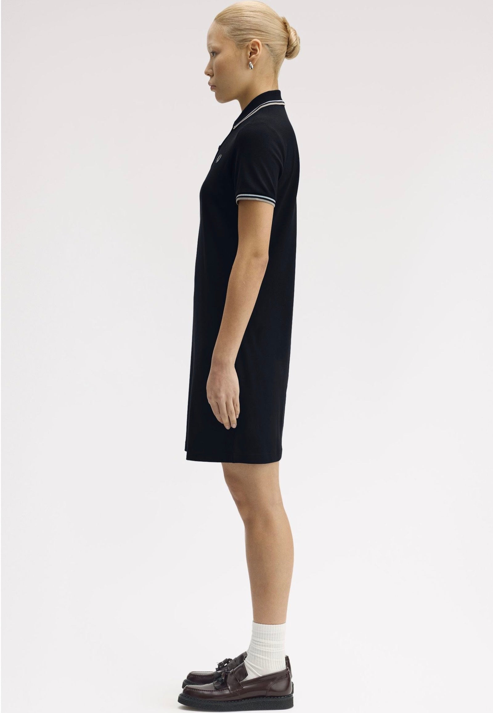 Fred Perry - Twin Tipped Navy/Light Ice/Warm Oatmeal - Dress | Women-Image