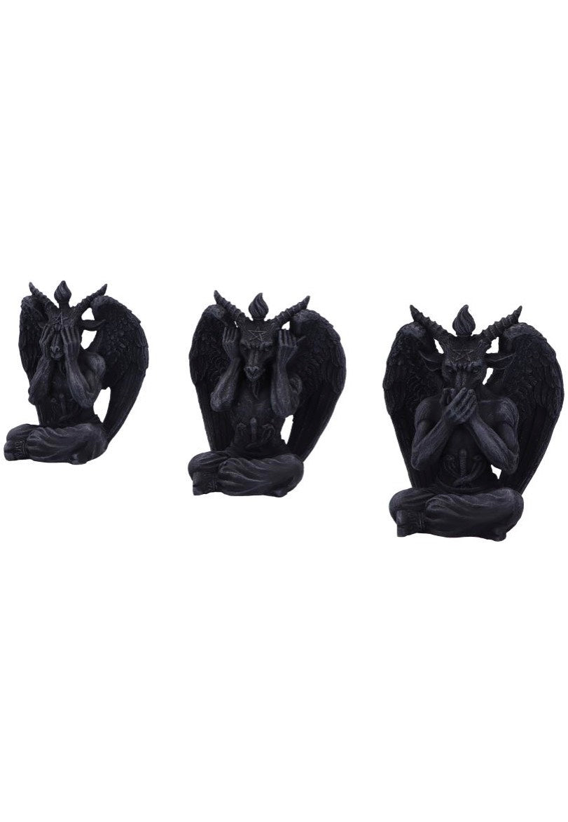 Nemesis Now - Three Wise Baphomet - Figures | Neutral-Image