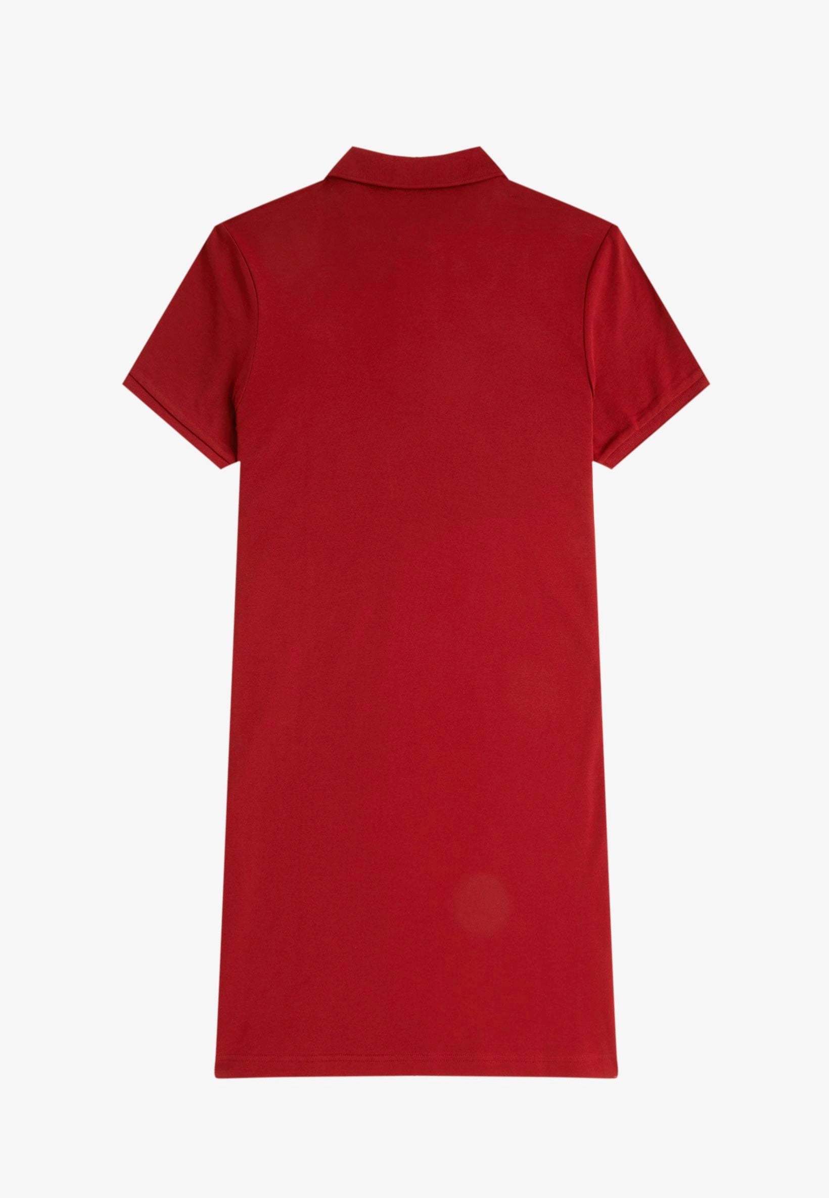 Fred Perry - The Fred Perry Burnt Red/Putty Pink - Dress | Women-Image