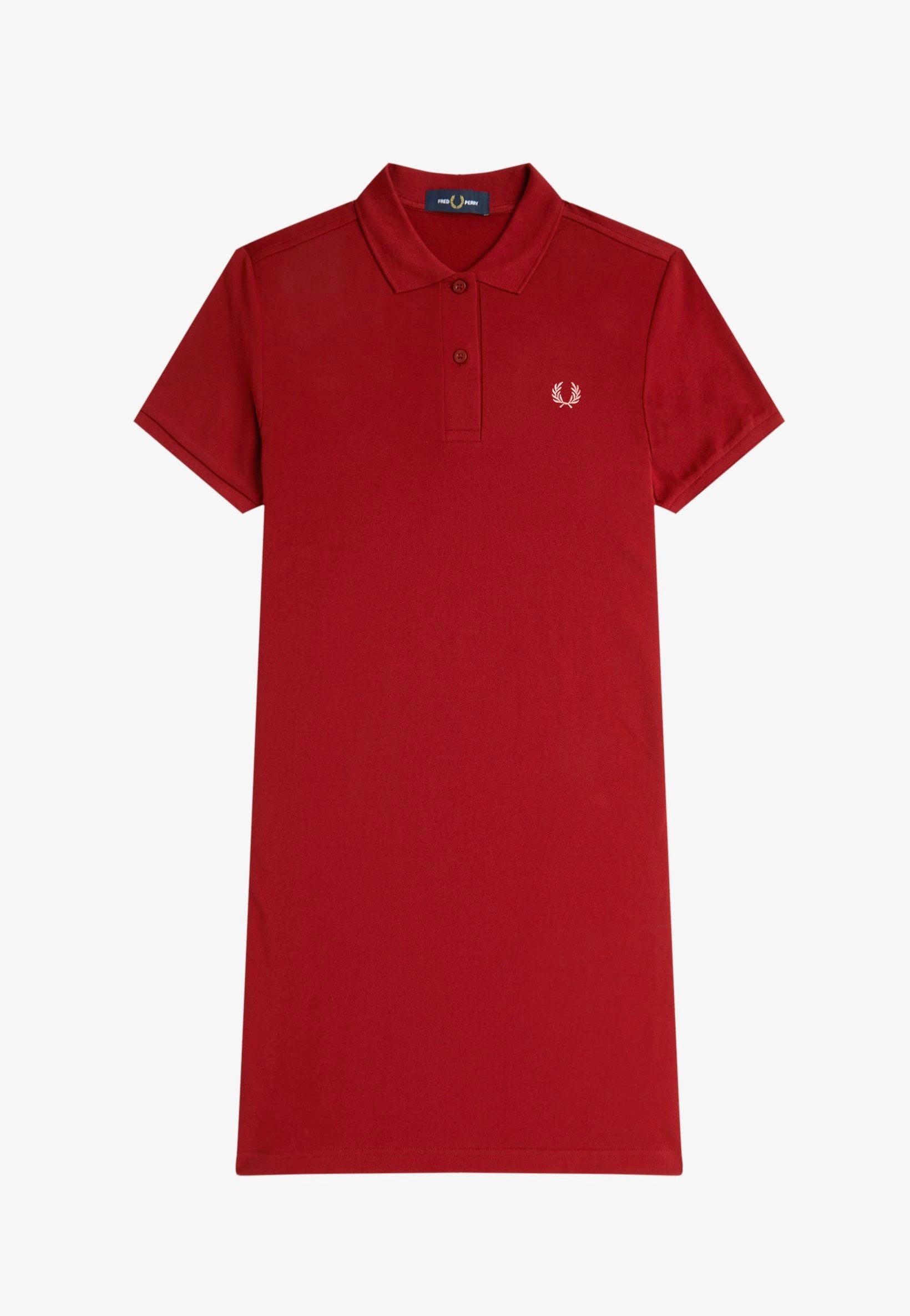 Fred Perry - The Fred Perry Burnt Red/Putty Pink - Dress | Women-Image