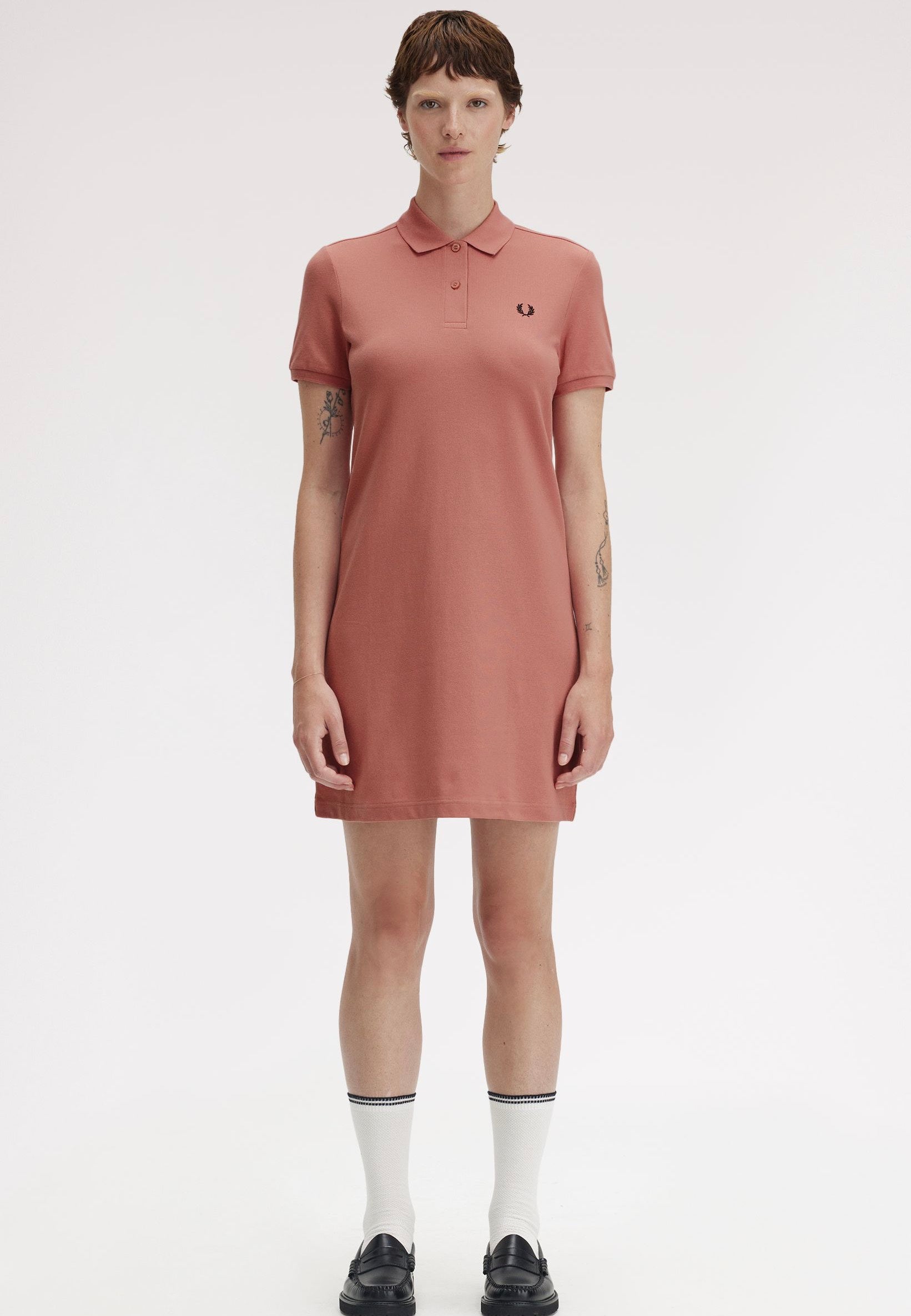 Fred Perry - The Fred Perry Putty Pink/Black - Dress | Women-Image