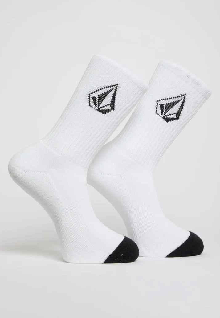 Volcom - Full Stone Pack Of 3 Multi - Socks | Neutral-Image