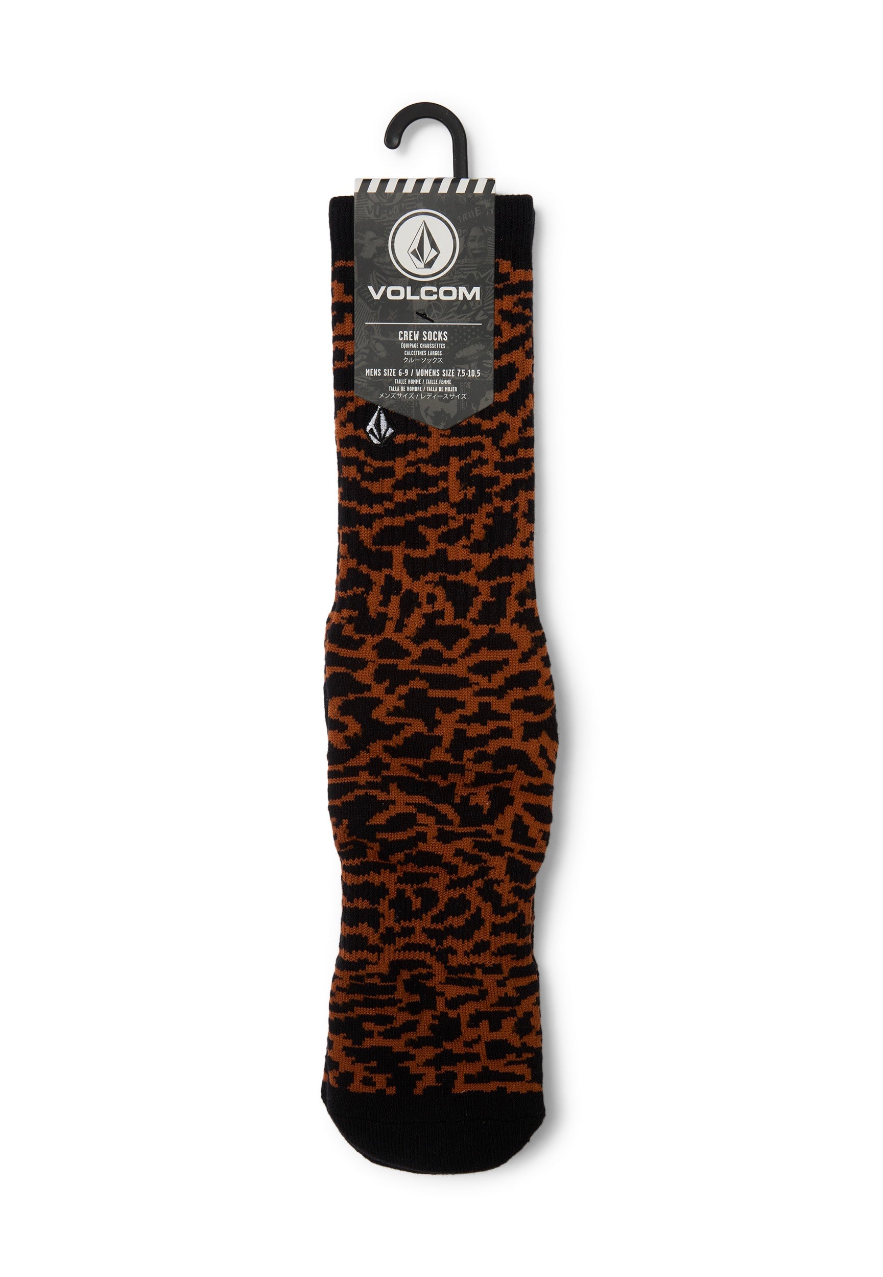 Volcom - Utopias Brown Horn - Socks | Neutral-Image